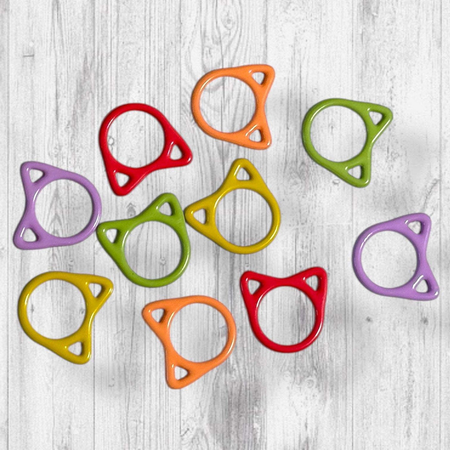 Cat Stitch Markers 10 Knitting Kitty Stitch Markers