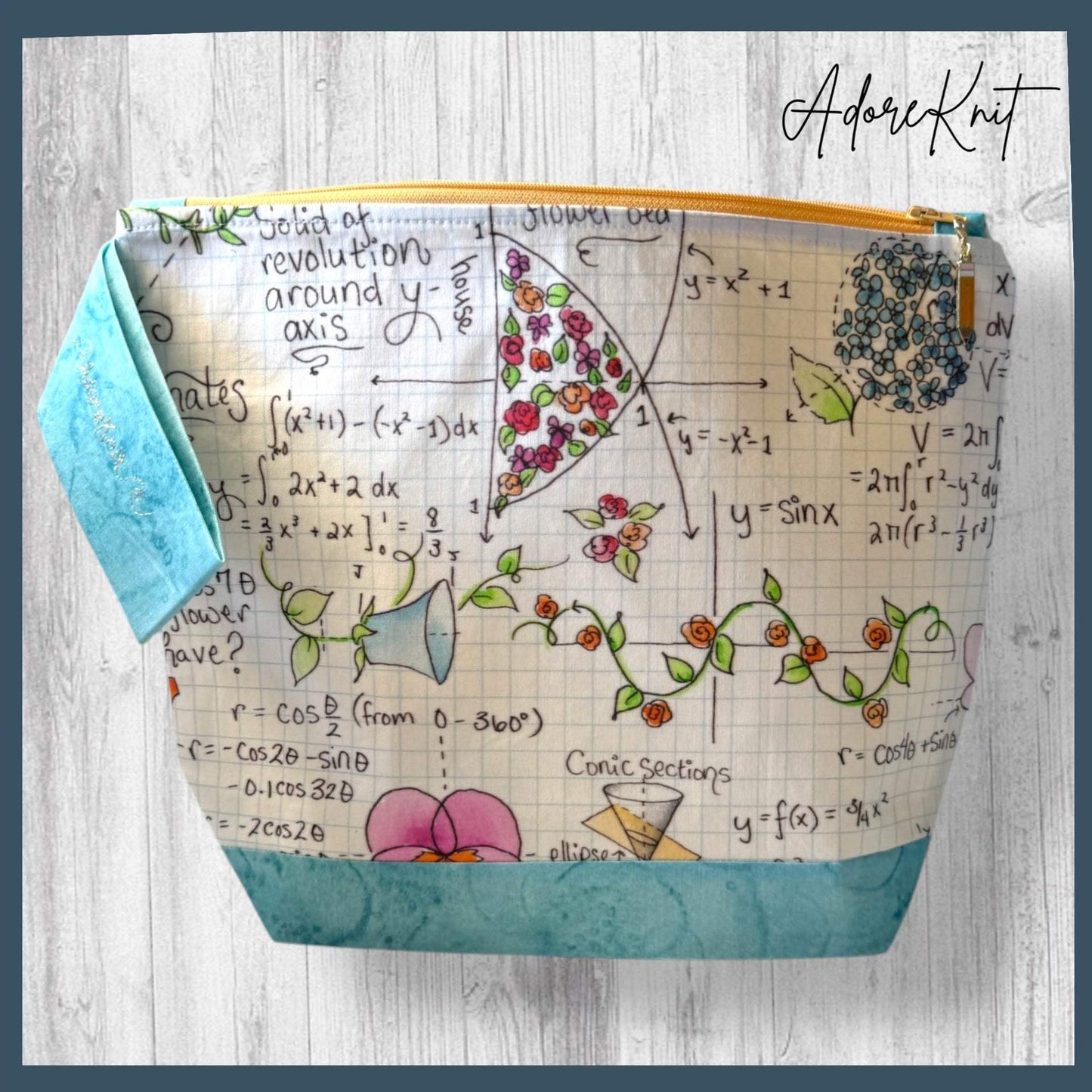 The Limit Does Not Exist (for my yarn stash) Project Bag