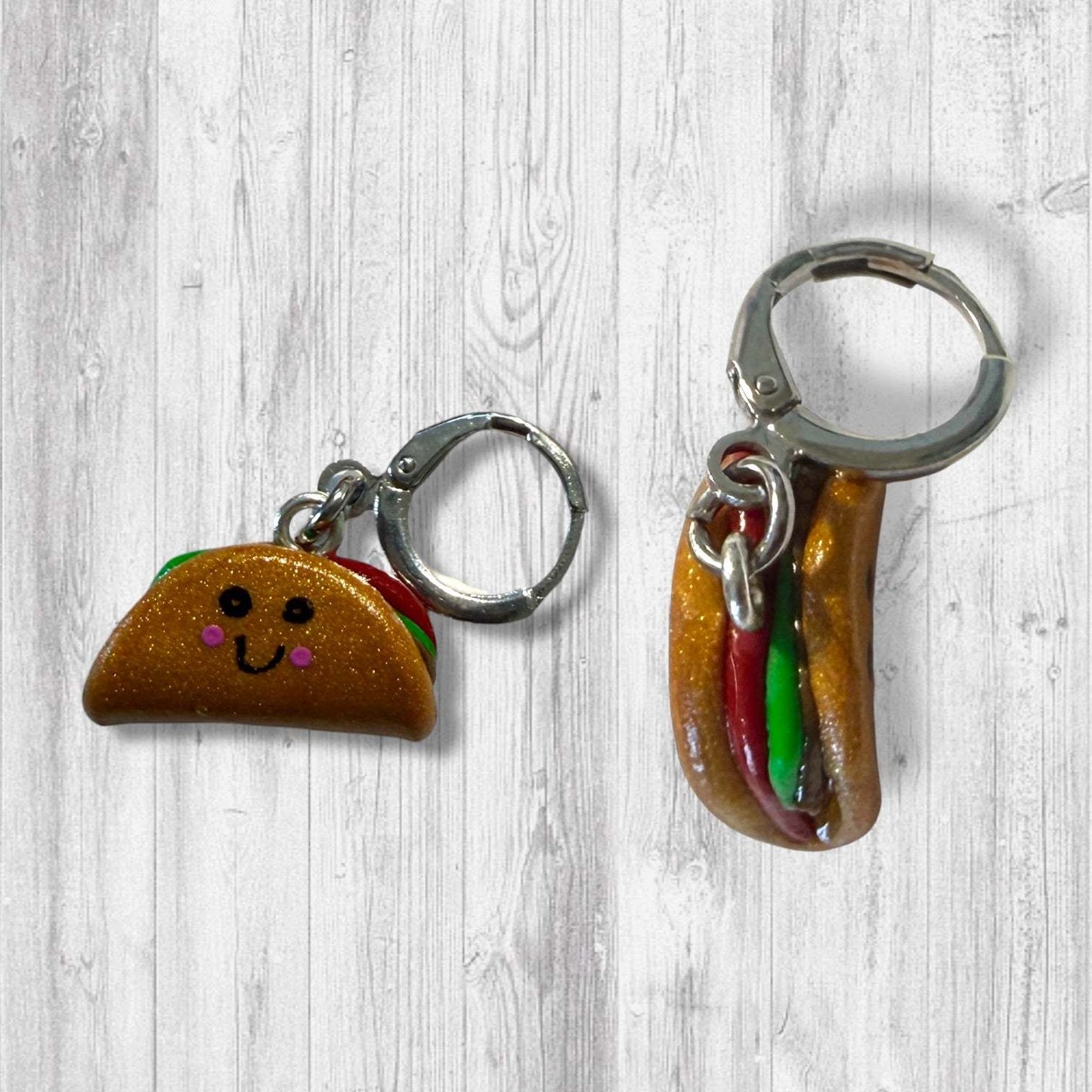 Gnome and Taco Progress and Stitch Markers