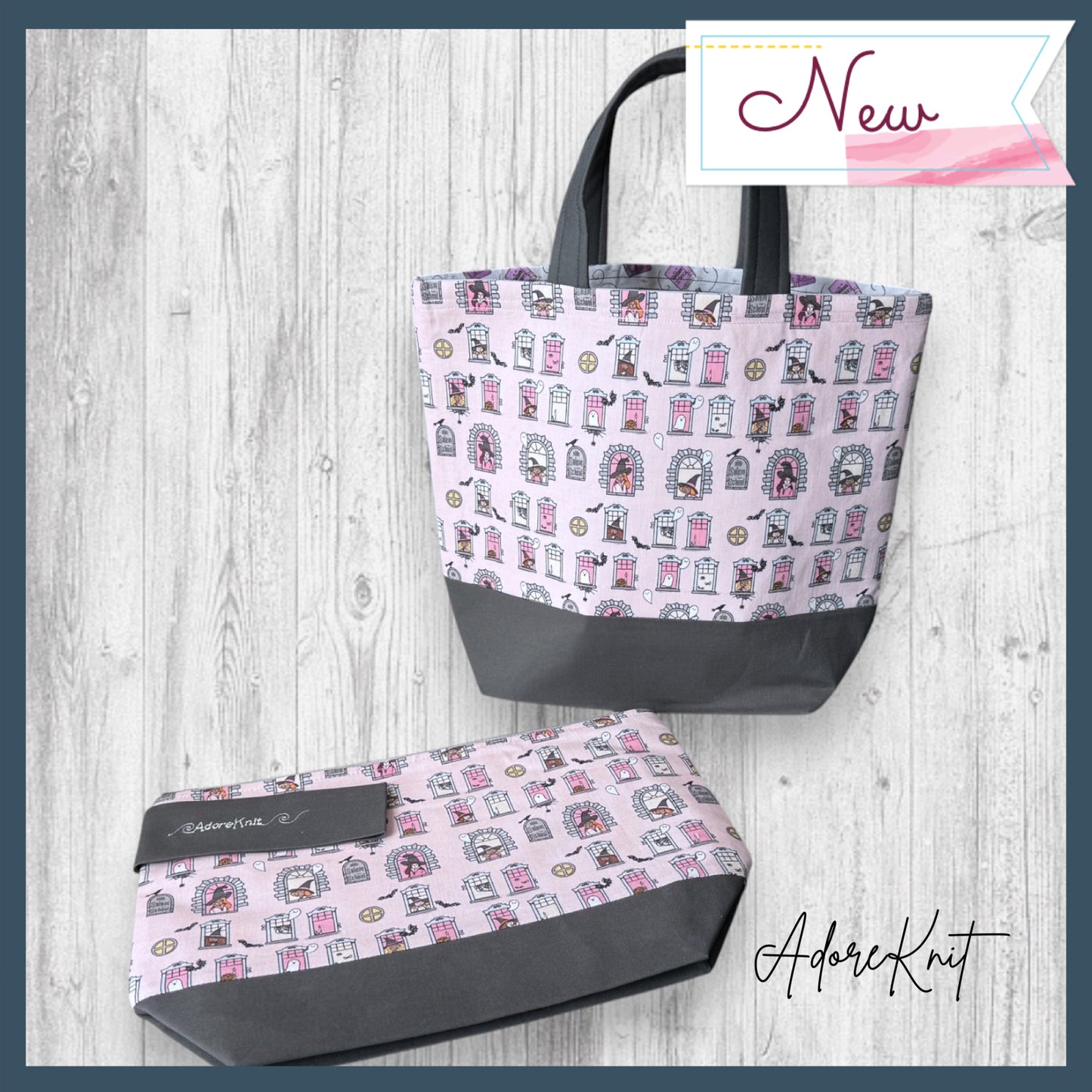 The Witching Hour Curriculum: Dormitory 13 Knitting Project Bag | AdoreKnit