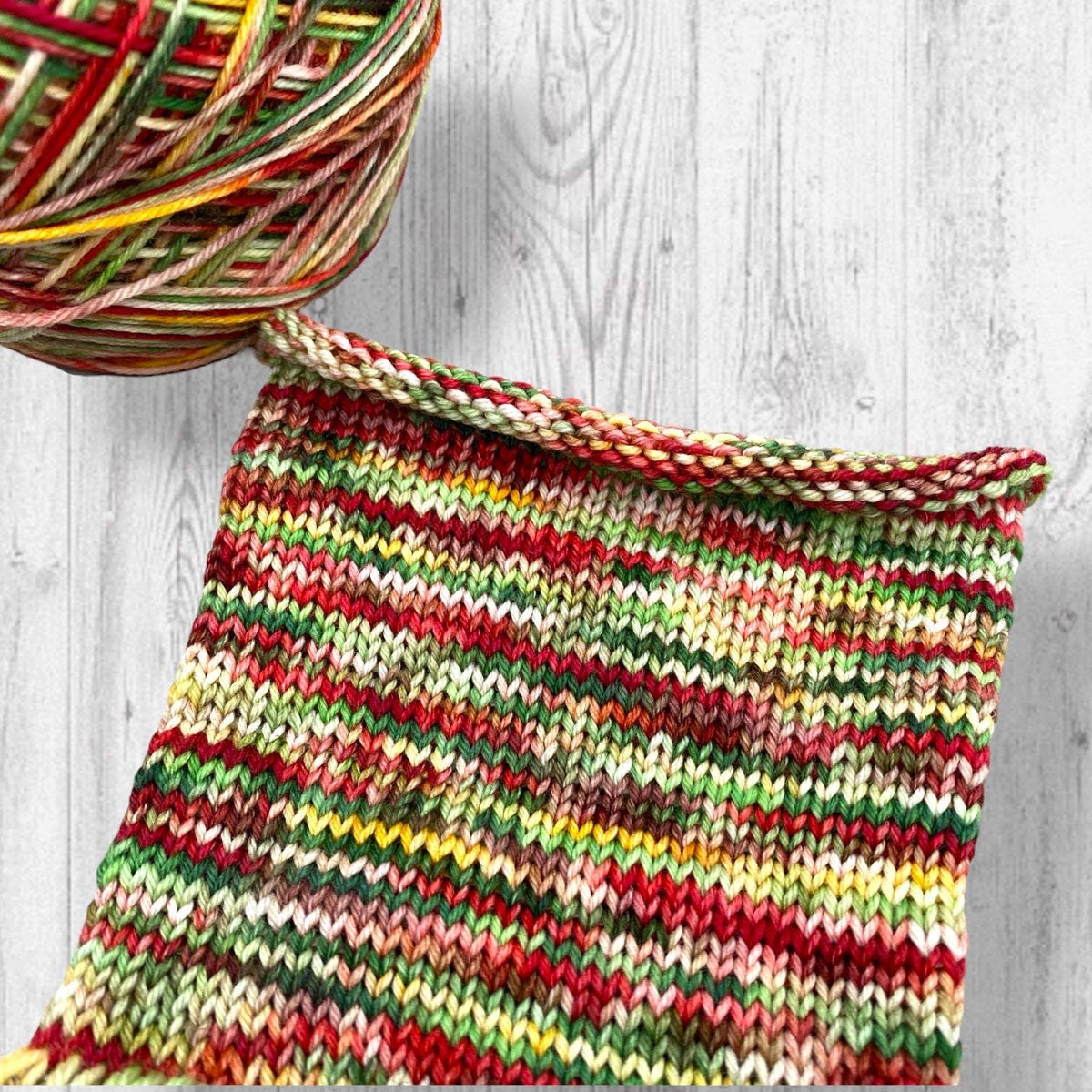 Gnome Delivery Service Project Bag and Matching Yarn