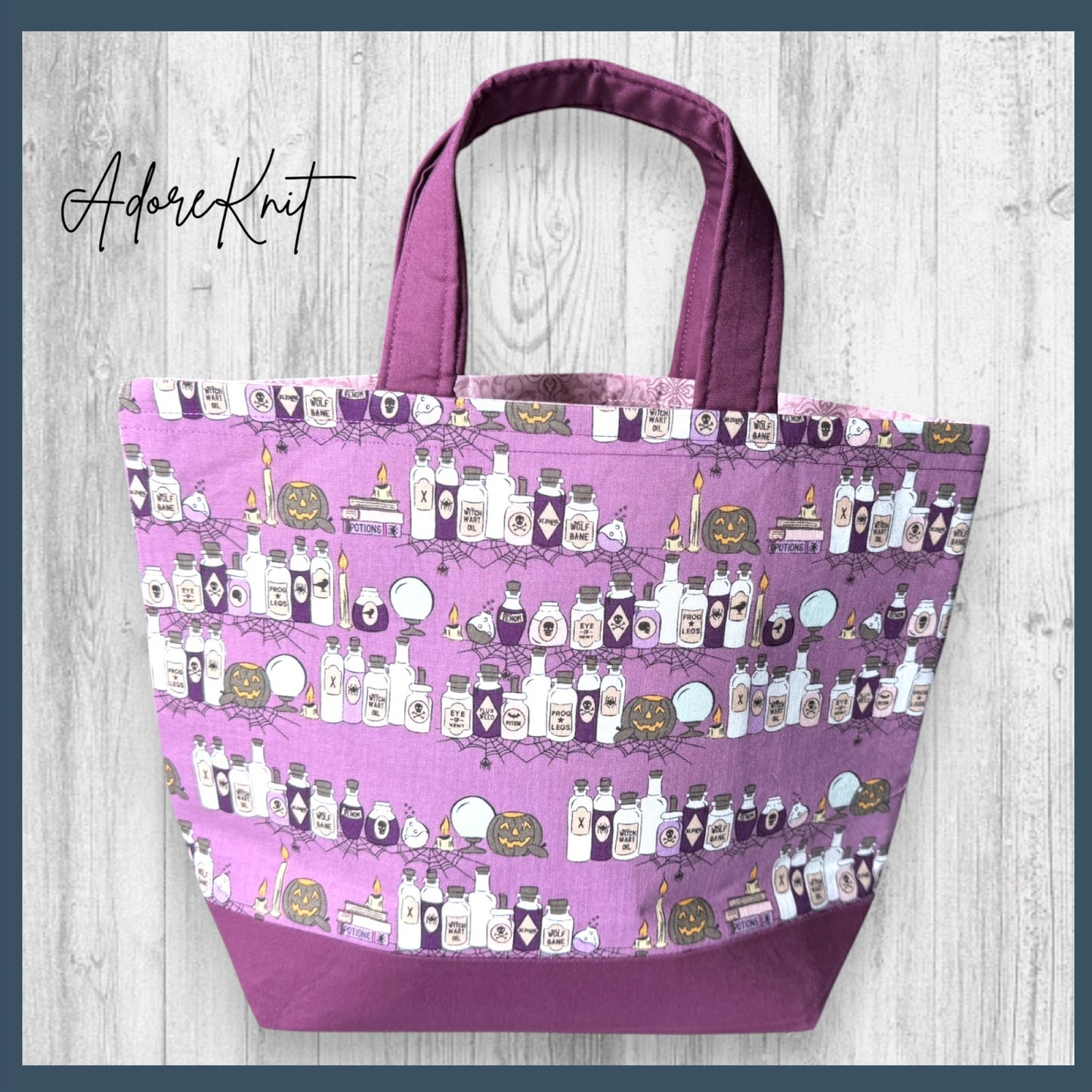 The Witching Hour Curriculum: Advanced Potions Knitting Project Bag | AdoreKnit