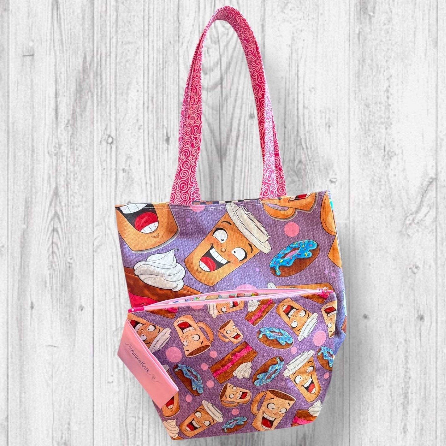 Caffeinated Cuties Project Bag