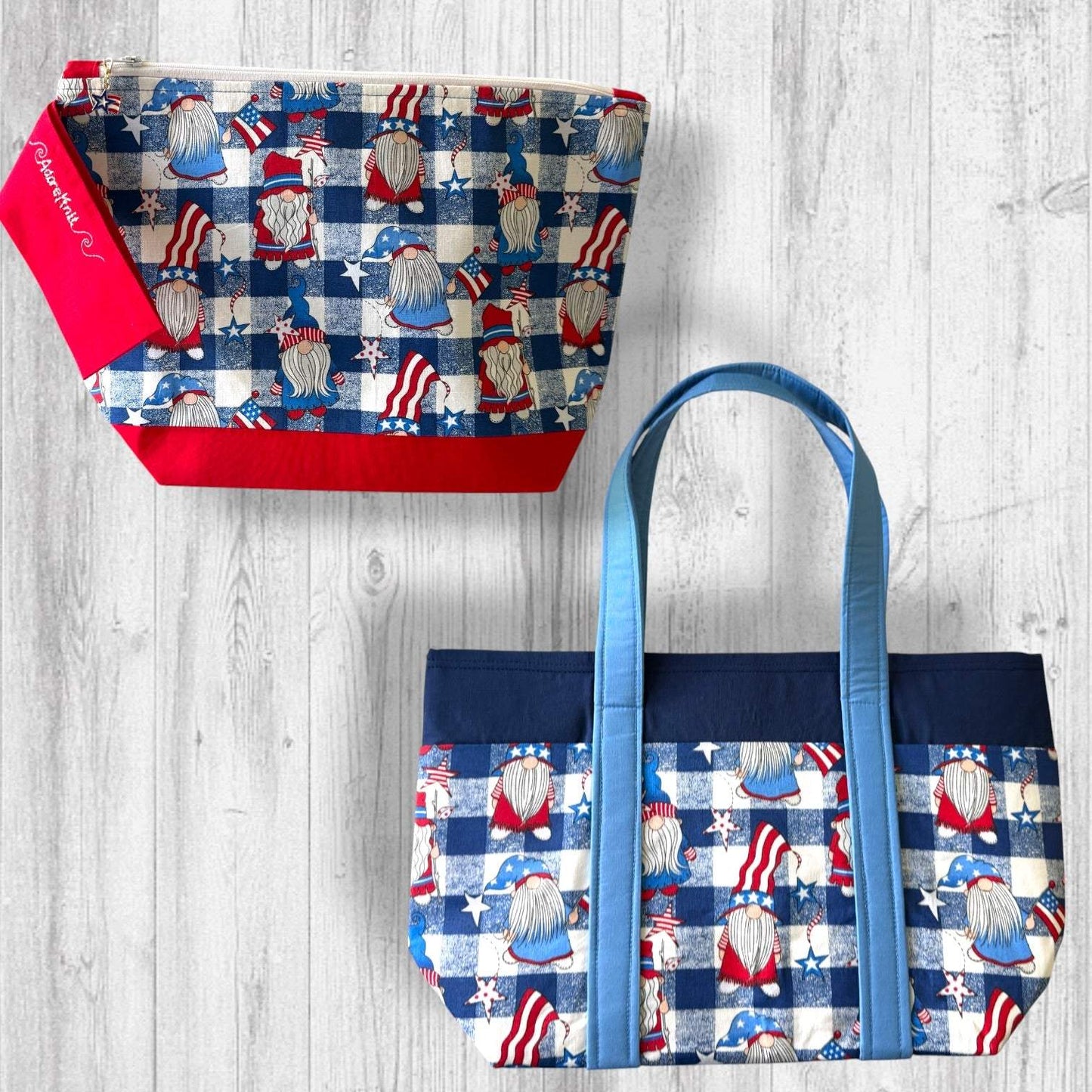 Red White and GNOME Project Bag