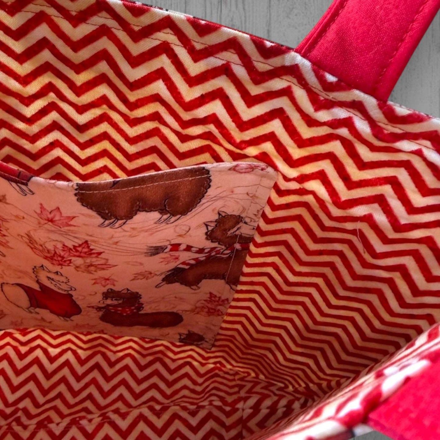 Alpacas in Scarves Project Bag