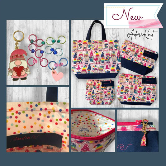 Choose Happy Gnomes Project Bag