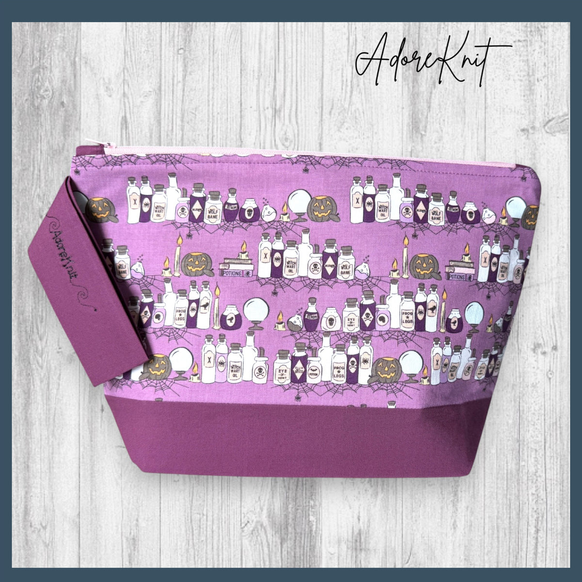 The Witching Hour Curriculum: Advanced Potions Knitting Project Bag | AdoreKnit
