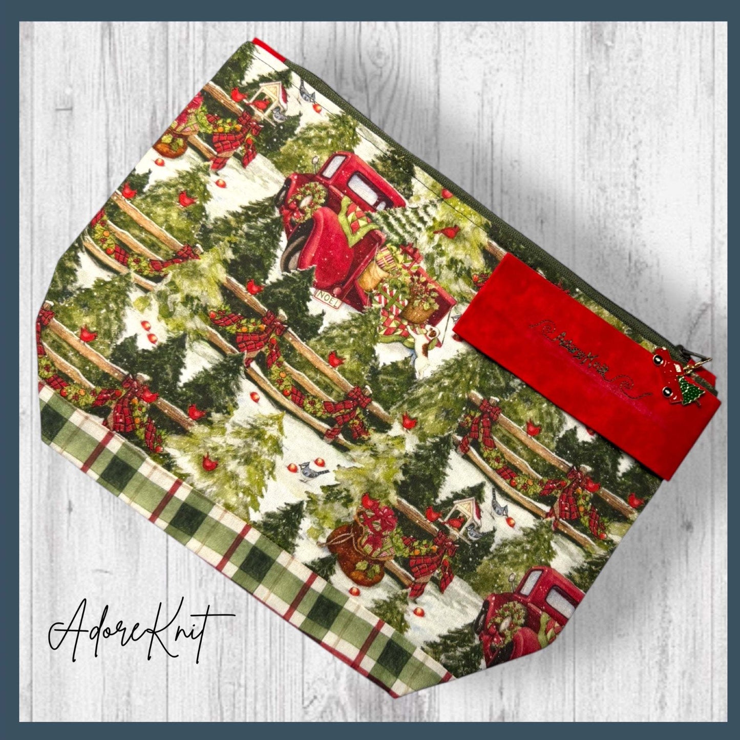 Snowy Pines Pickup Project Bag