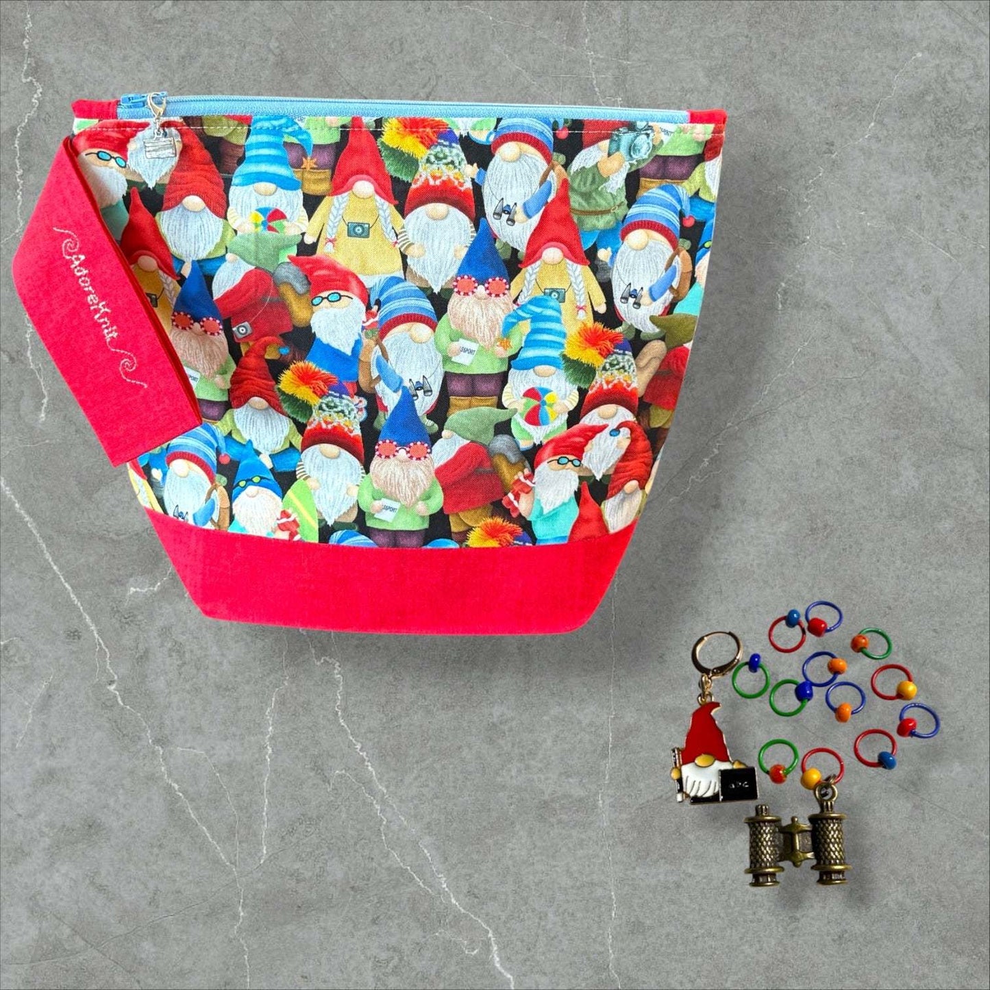 Gnomes Abroad Project Bag