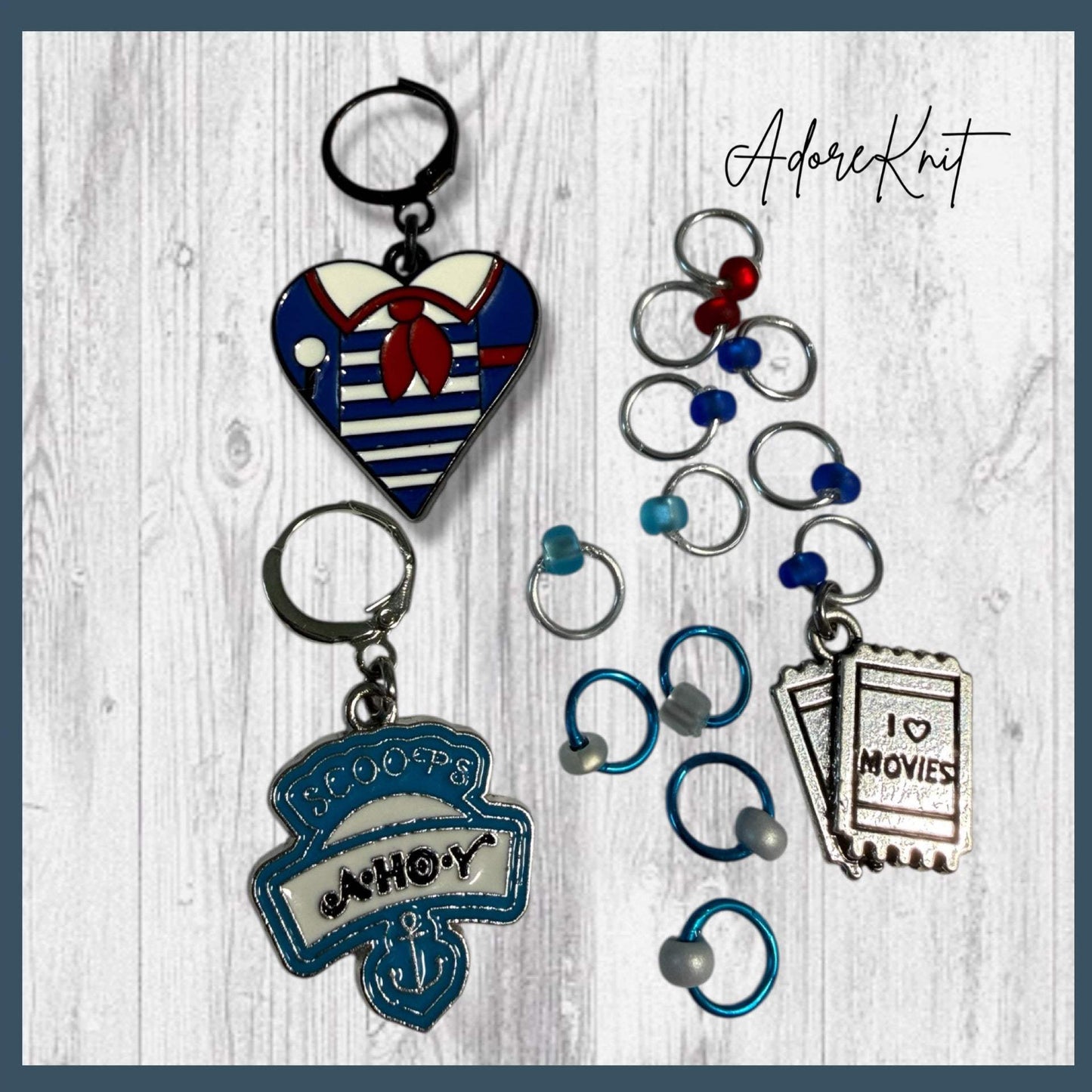 Scoops Ahoy Progress and Stitch Markers