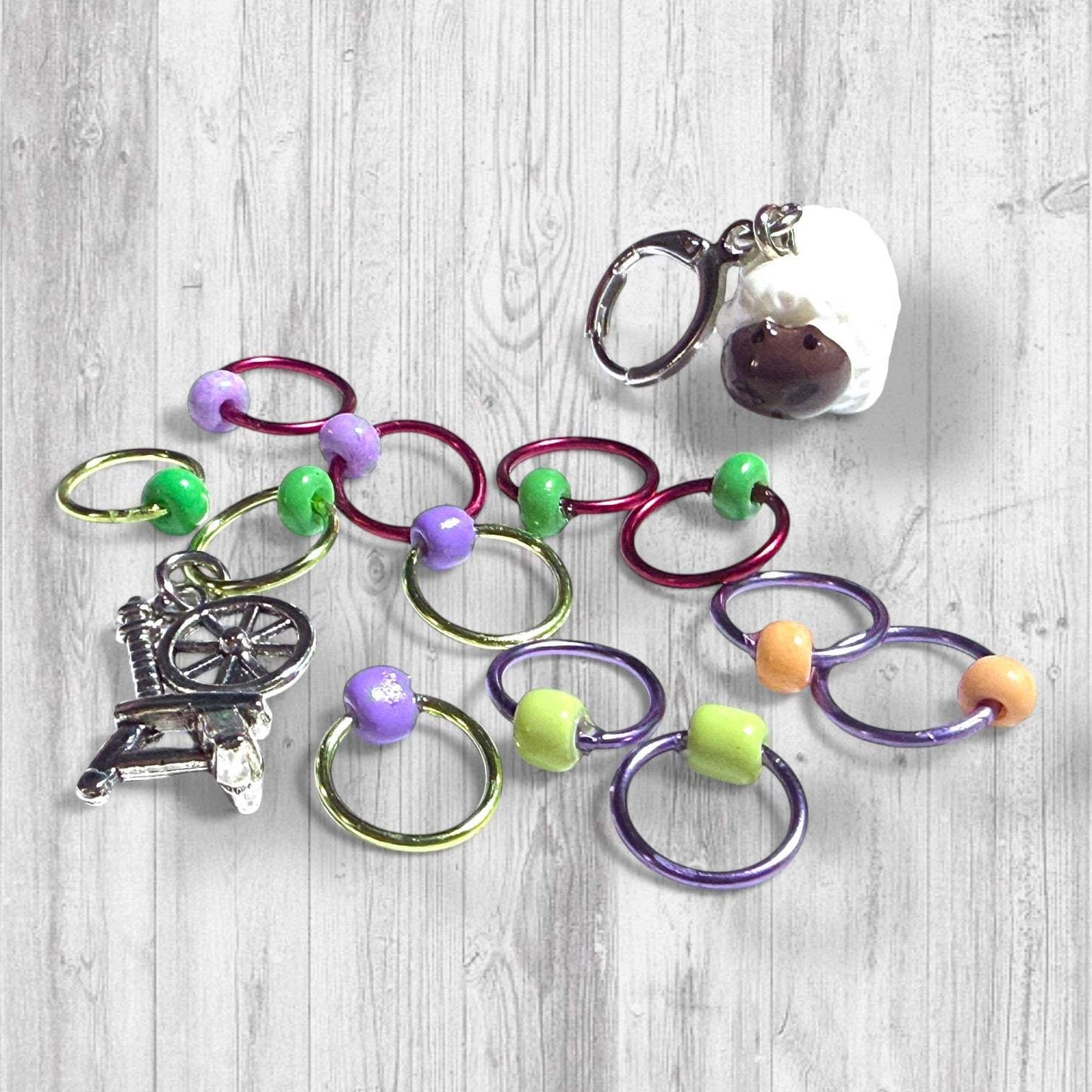 Ewe Made This Happen Progress and Stitch Markers