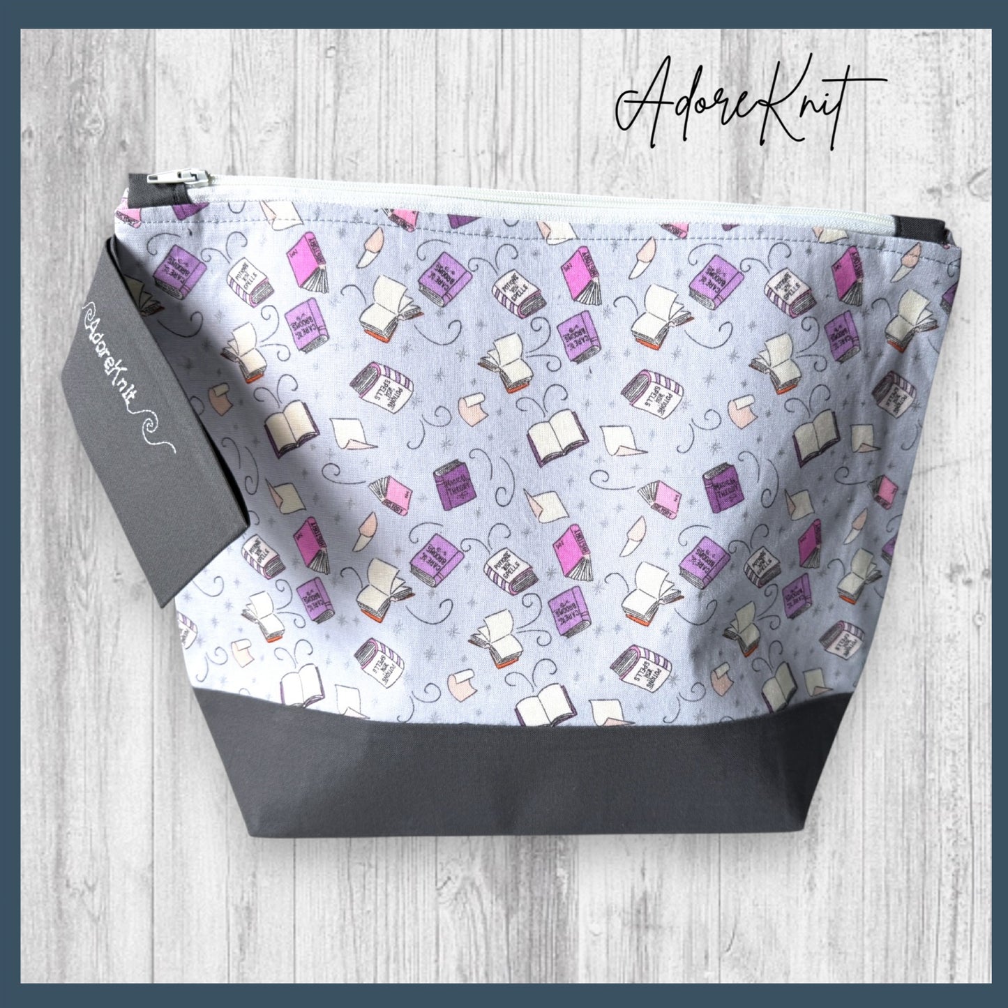The Witching Hour Curriculum: Required Reading Knitting Project Bag | AdoreKnit