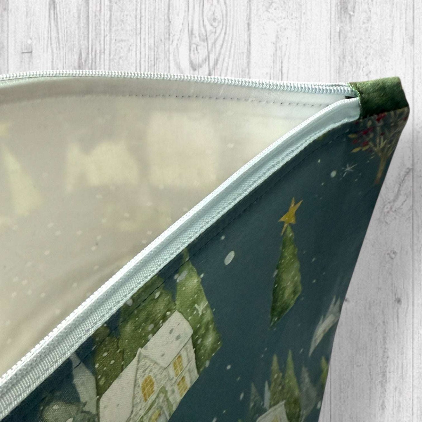 Moonlit Winter Village Project Bag