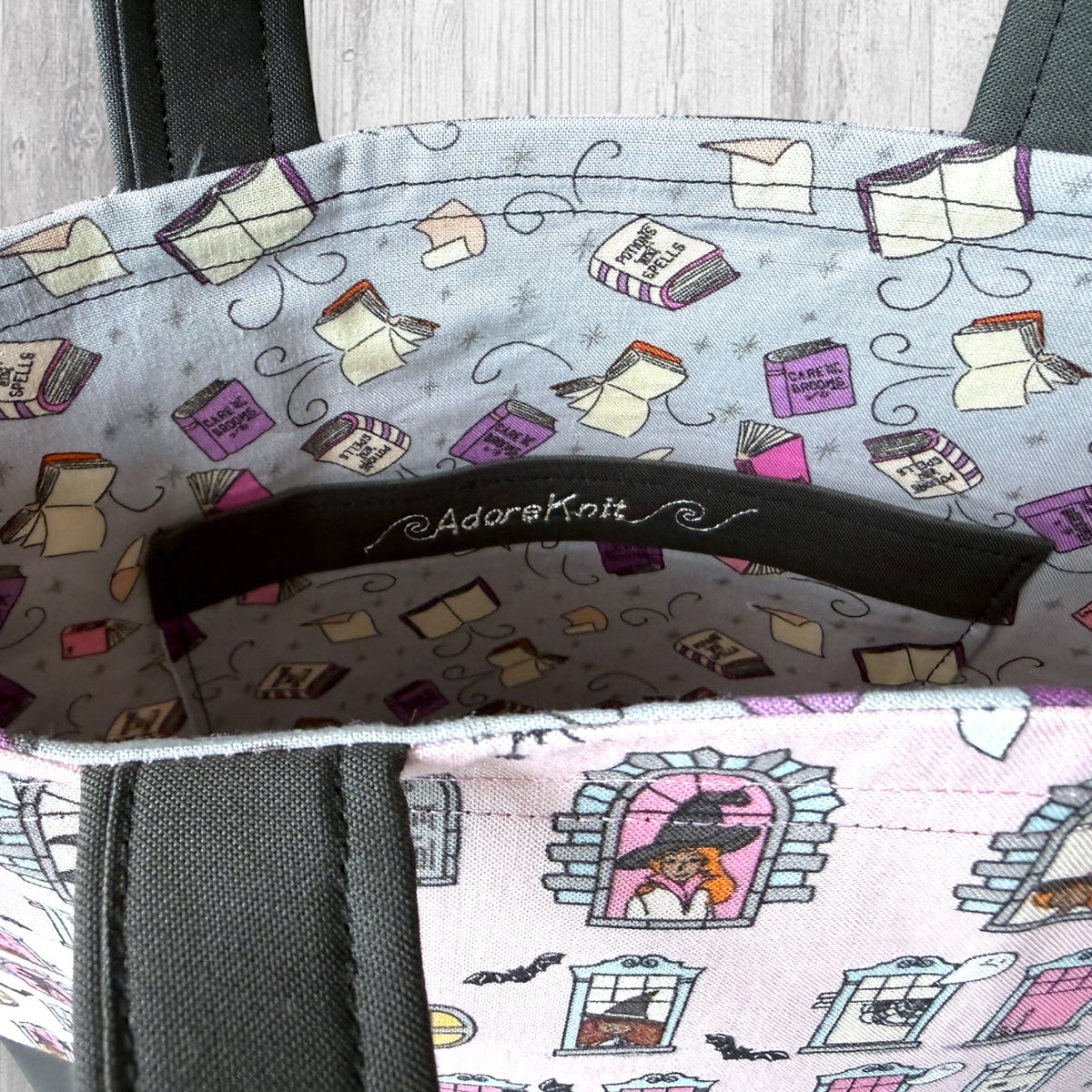 The Witching Hour Curriculum: Dormitory 13 Knitting Project Bag | AdoreKnit