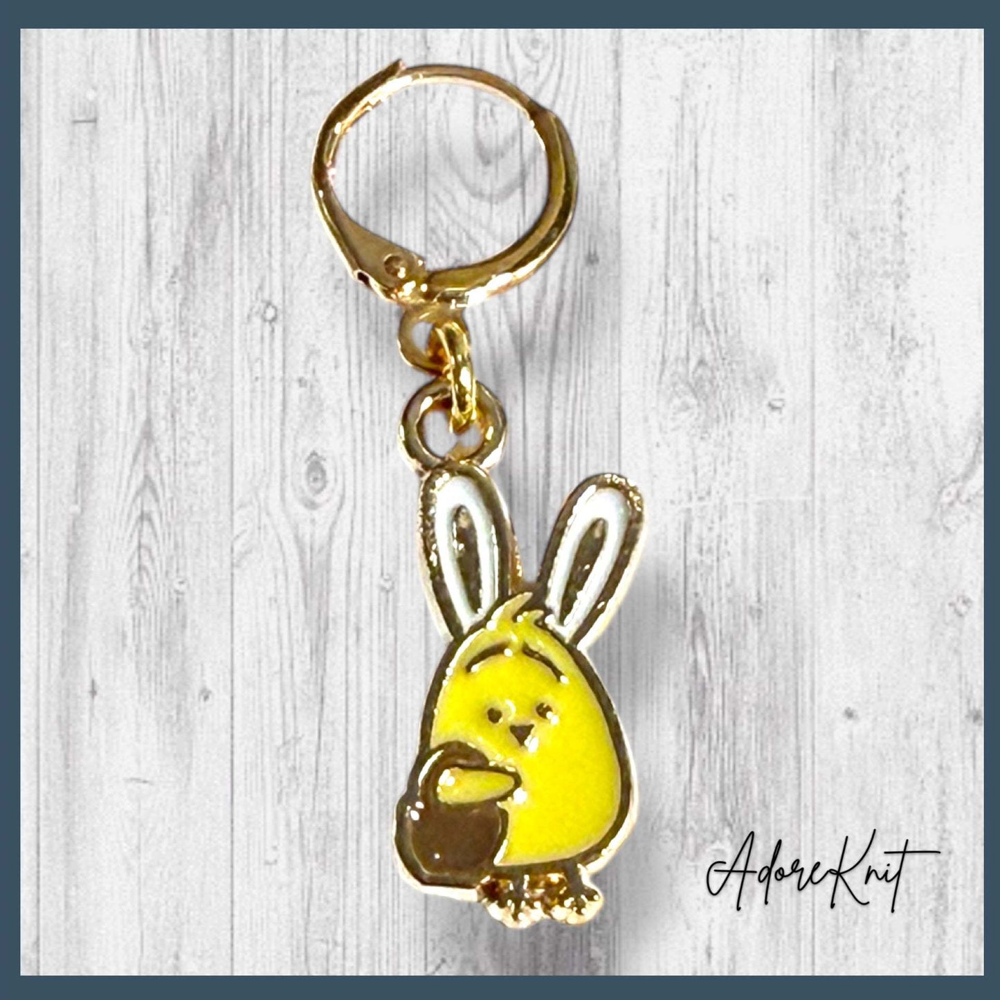 Chick in Charge Progress and Stitch Markers