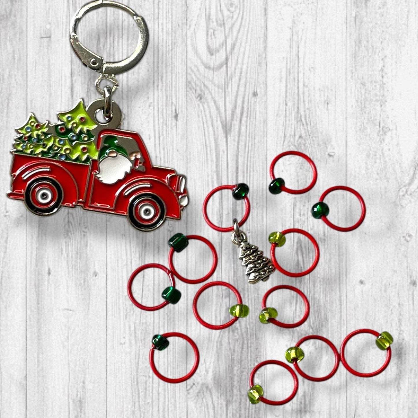 Guaranteed by Christmas Eve! Progress and Stitch Markers