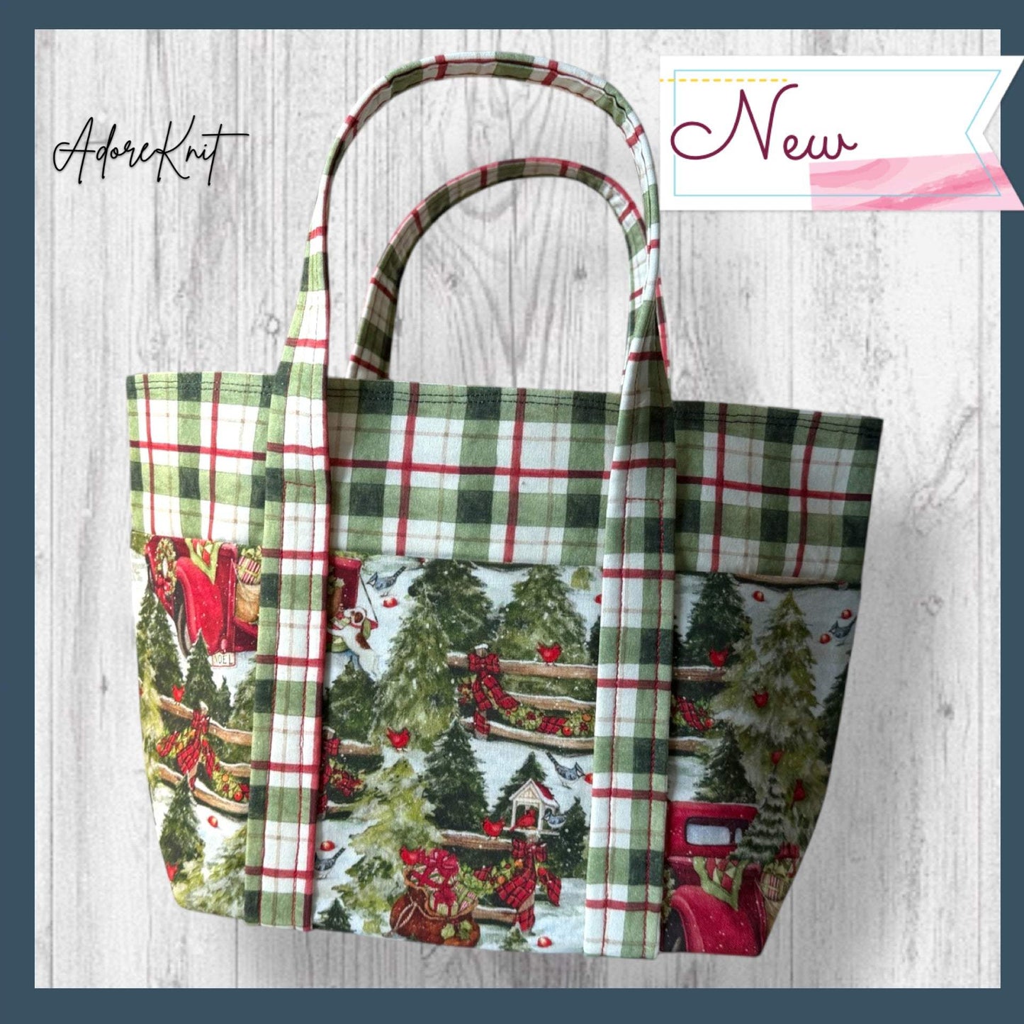 Snowy Pines Pickup Project Bag