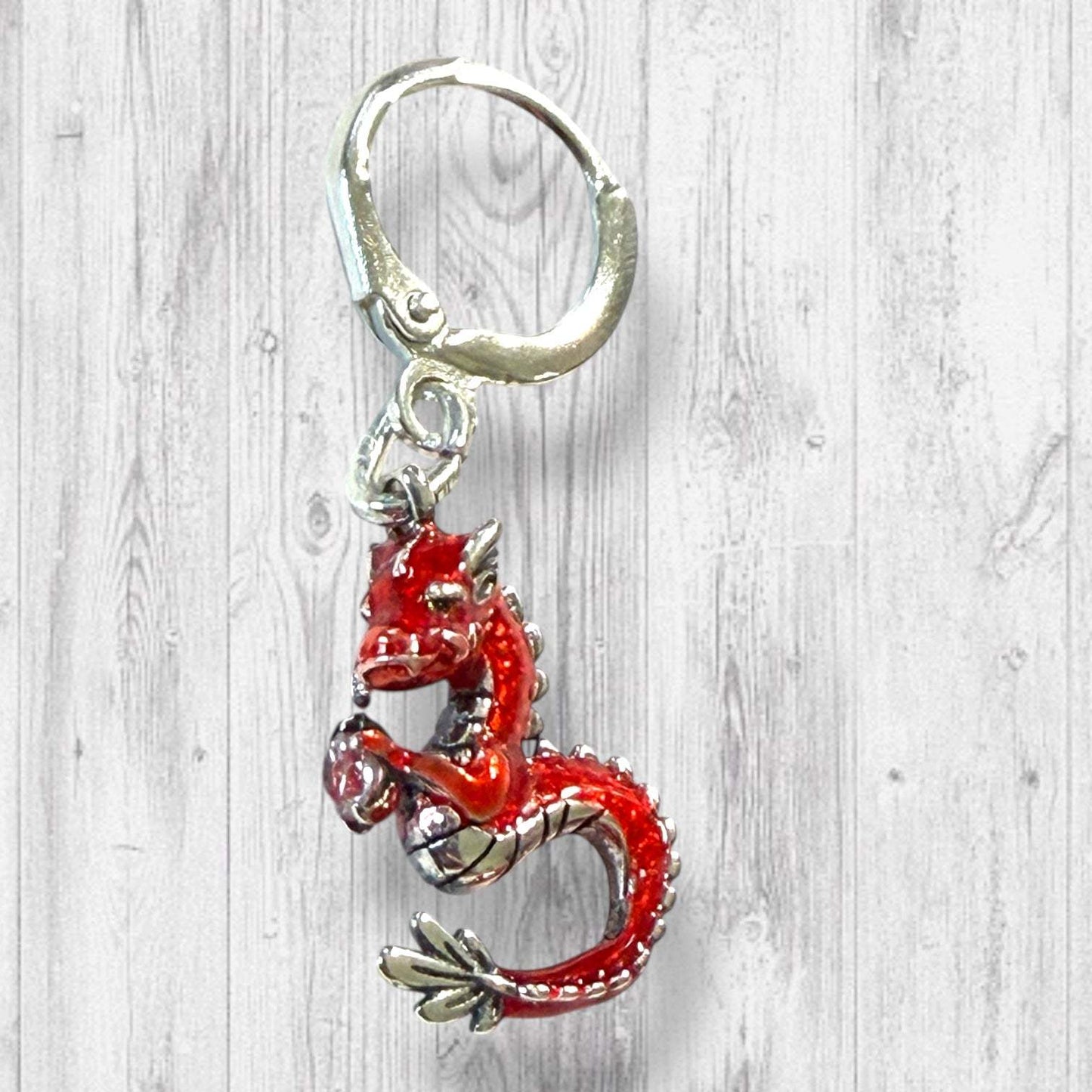 The Dragon Guarded Its Hoard Progress and Stitch Markers
