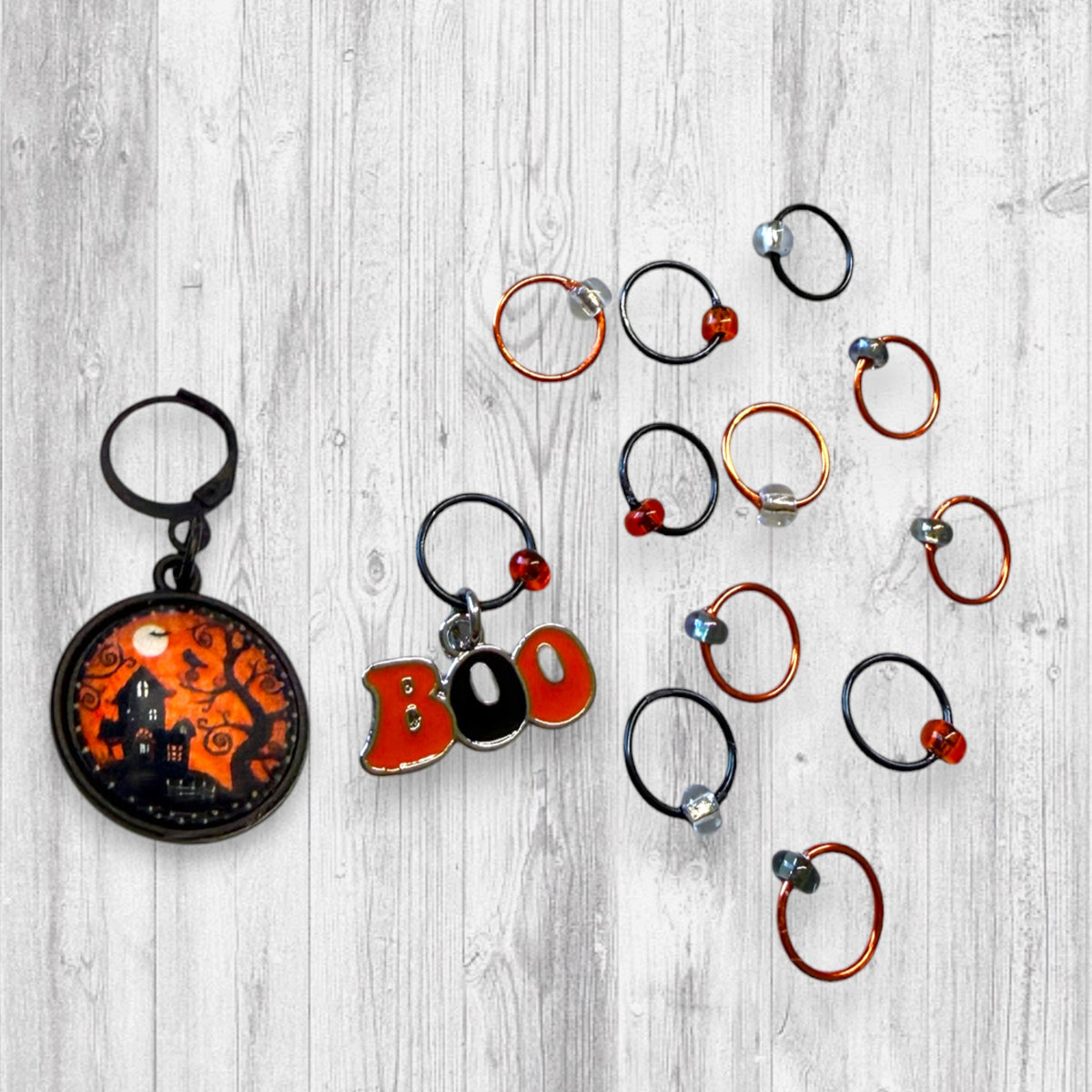 Haunt Sweet Haunt Progress and Stitch Marker Set