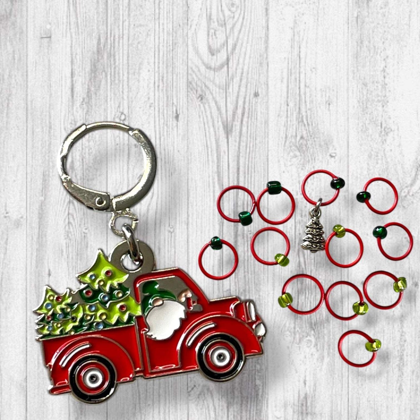 Guaranteed by Christmas Eve! Progress and Stitch Markers