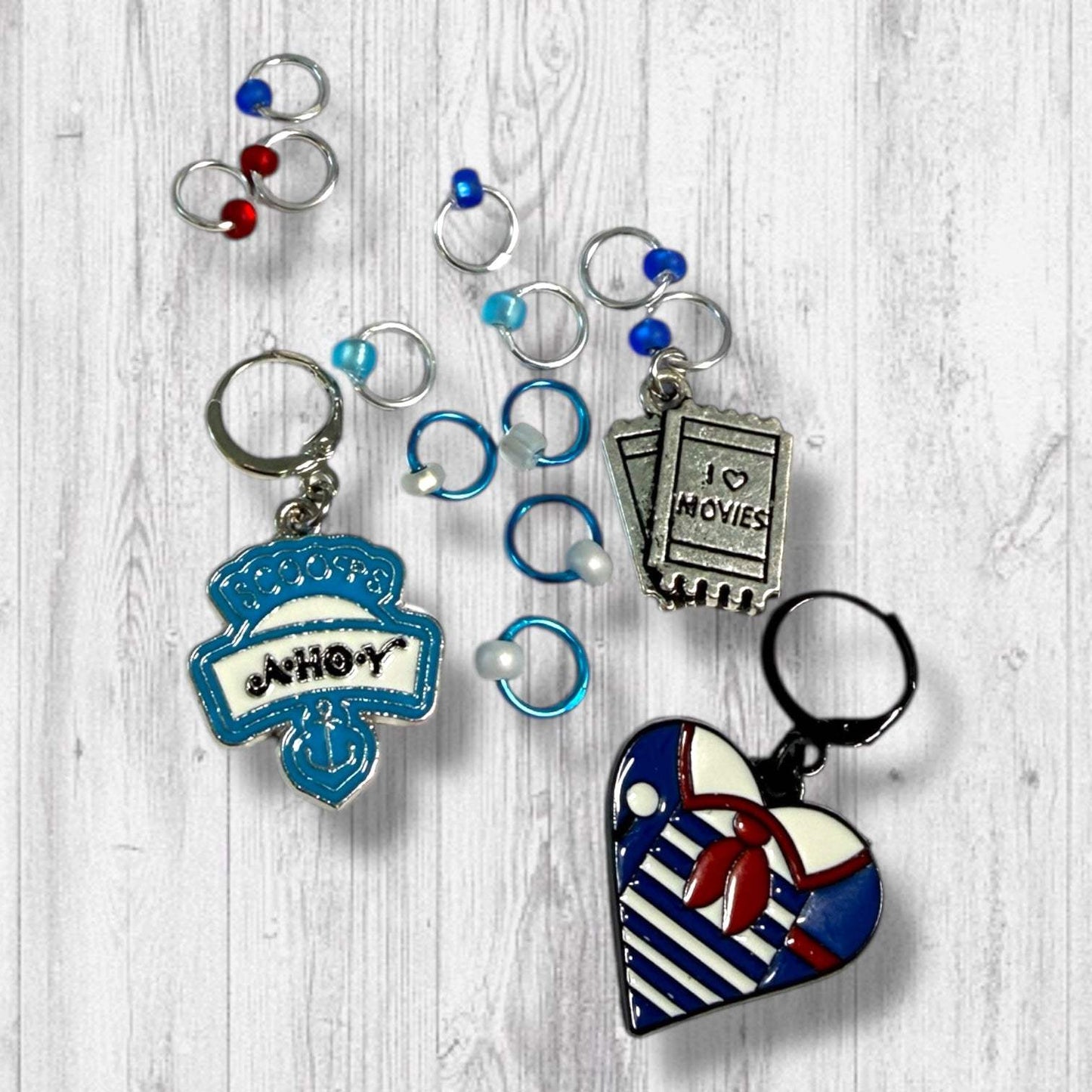 Scoops Ahoy Progress and Stitch Markers