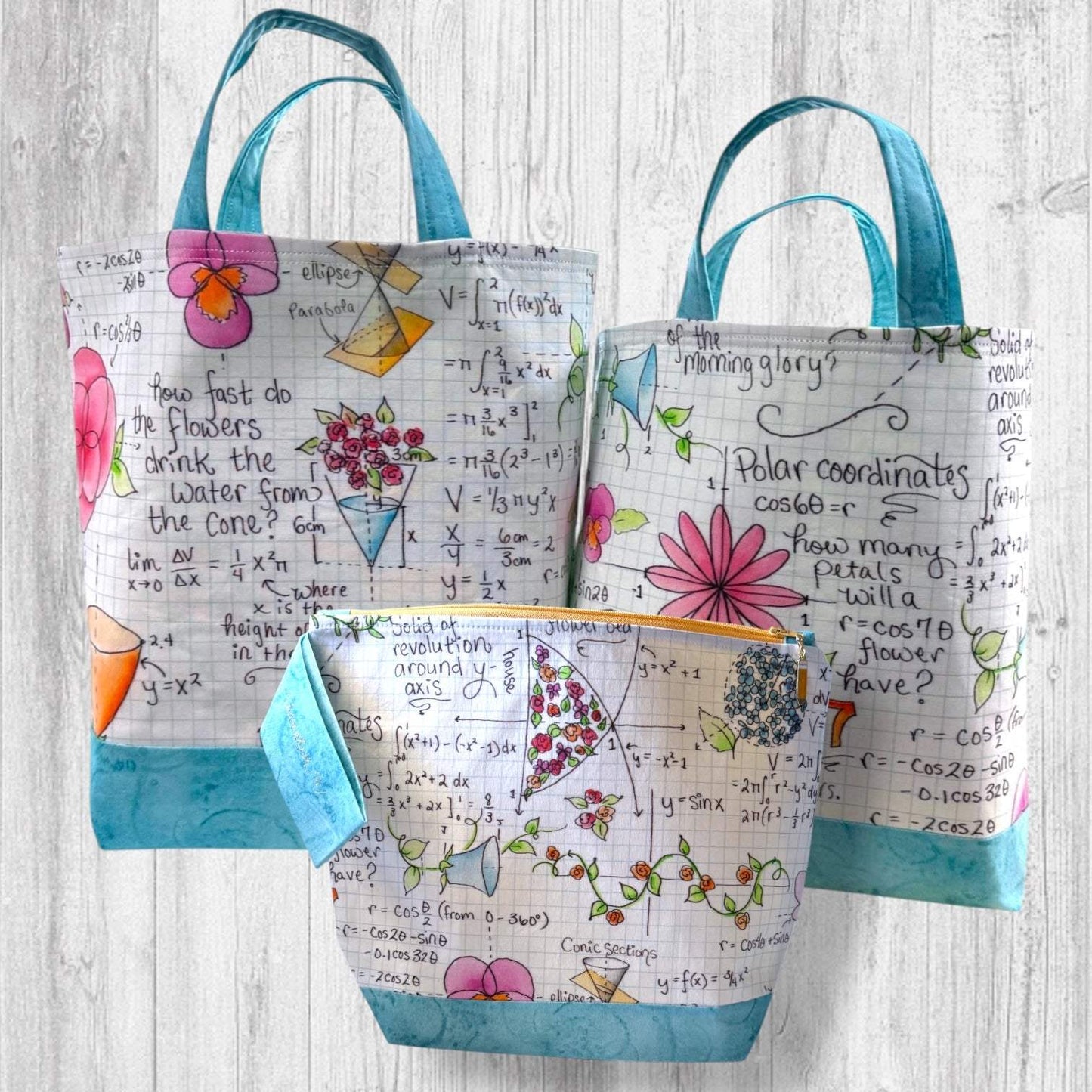 The Limit Does Not Exist (for my yarn stash) Project Bag