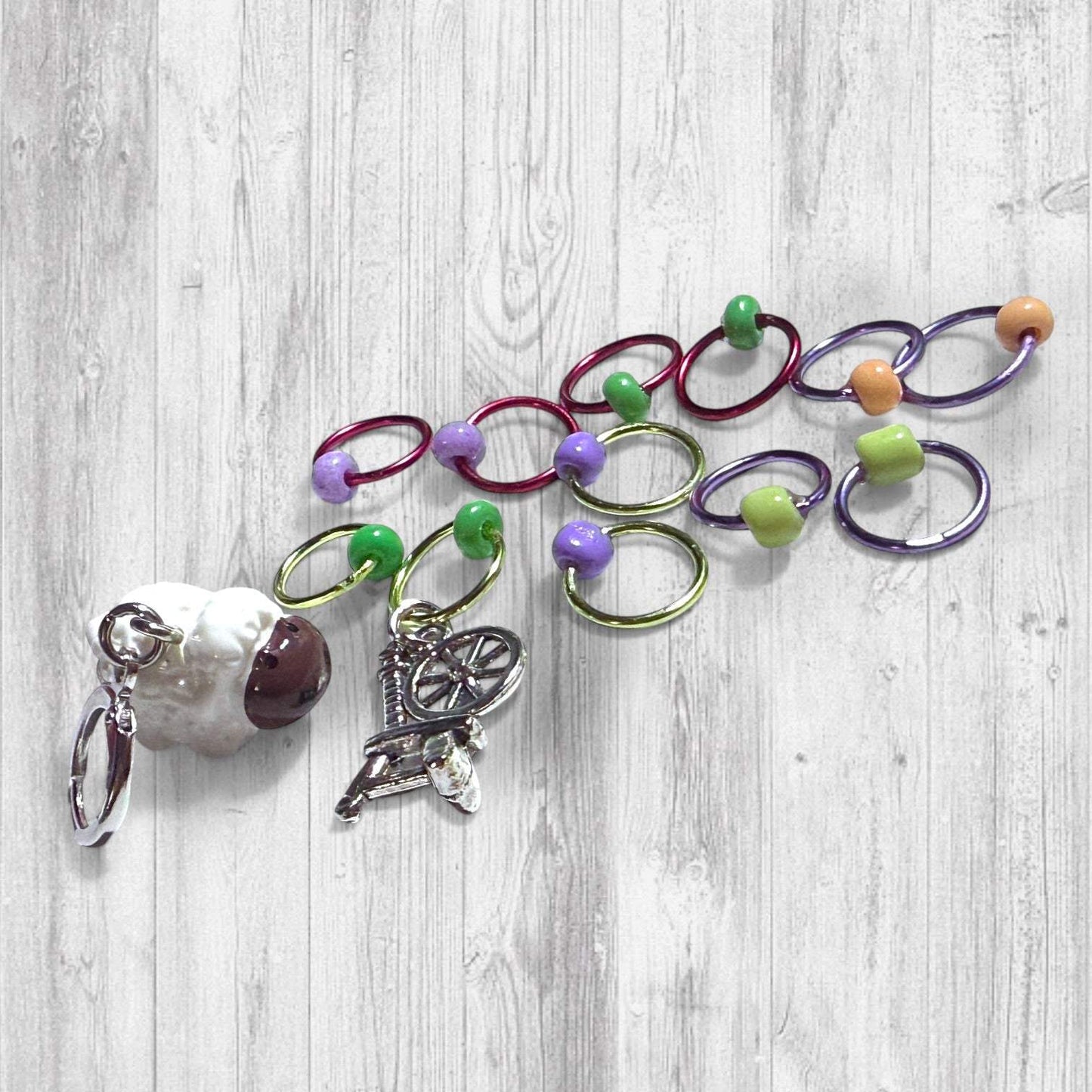 Ewe Made This Happen Progress and Stitch Markers