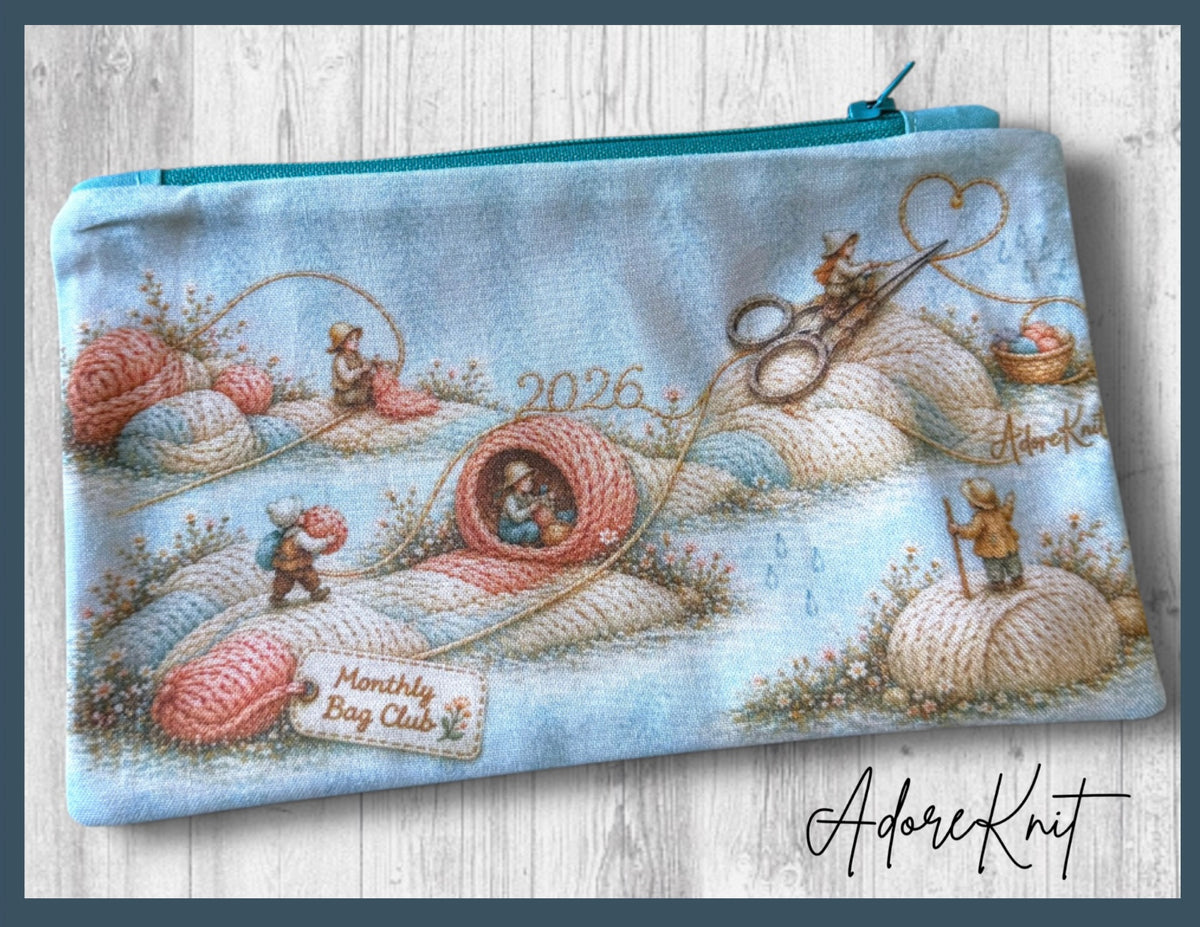 2026 AdoreKnit Monthly Bag Club Project Bag