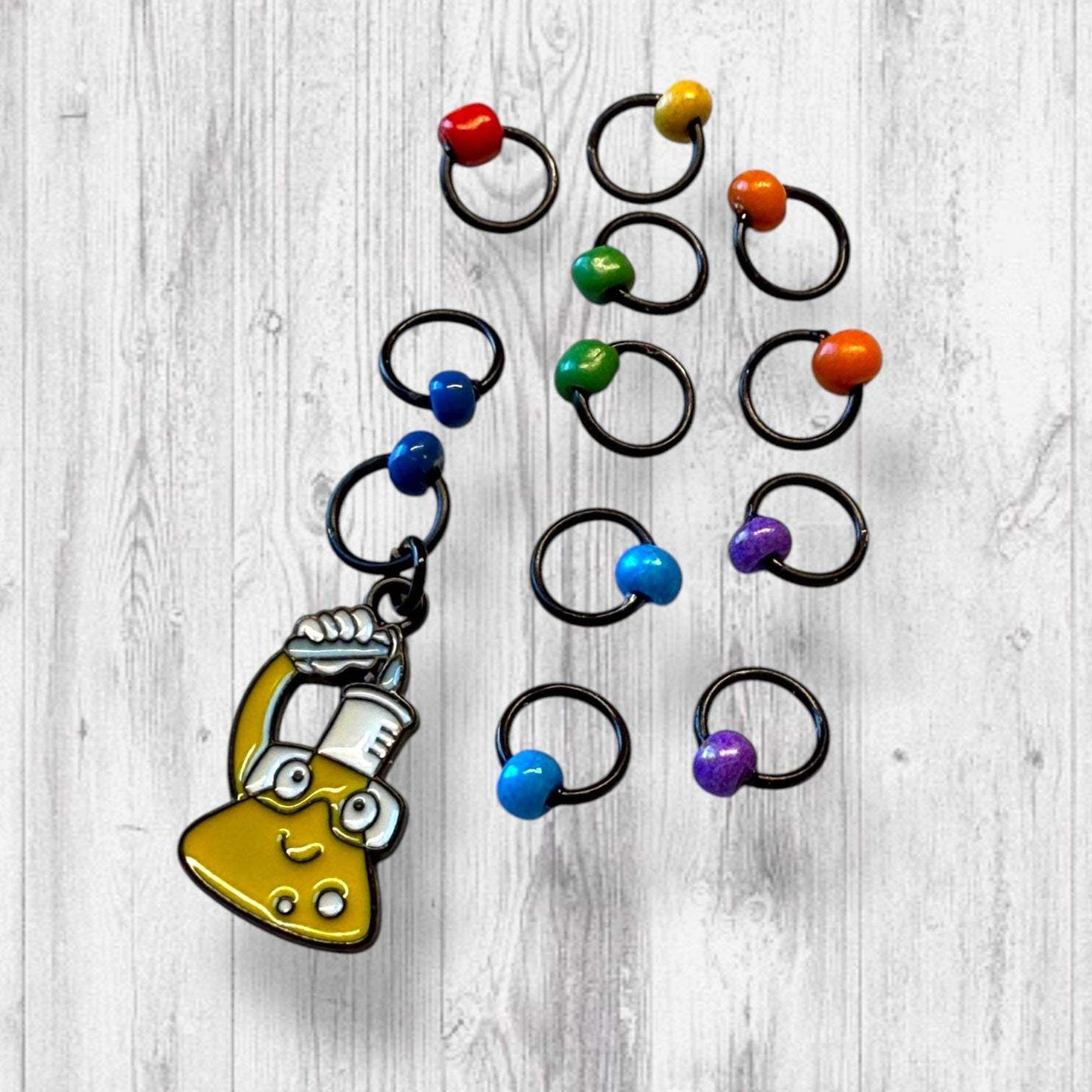 Science of Stitches Progress and Stitch Markers