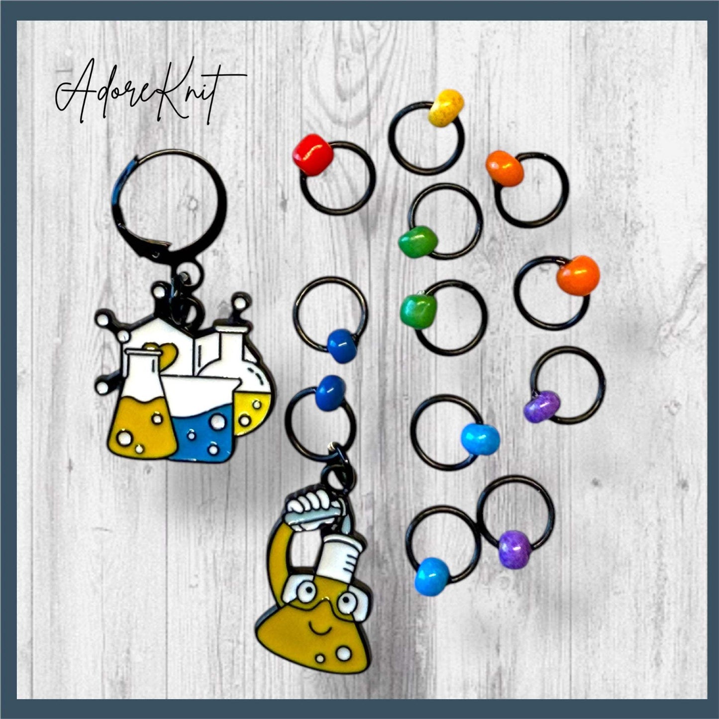 Science of Stitches Progress and Stitch Markers