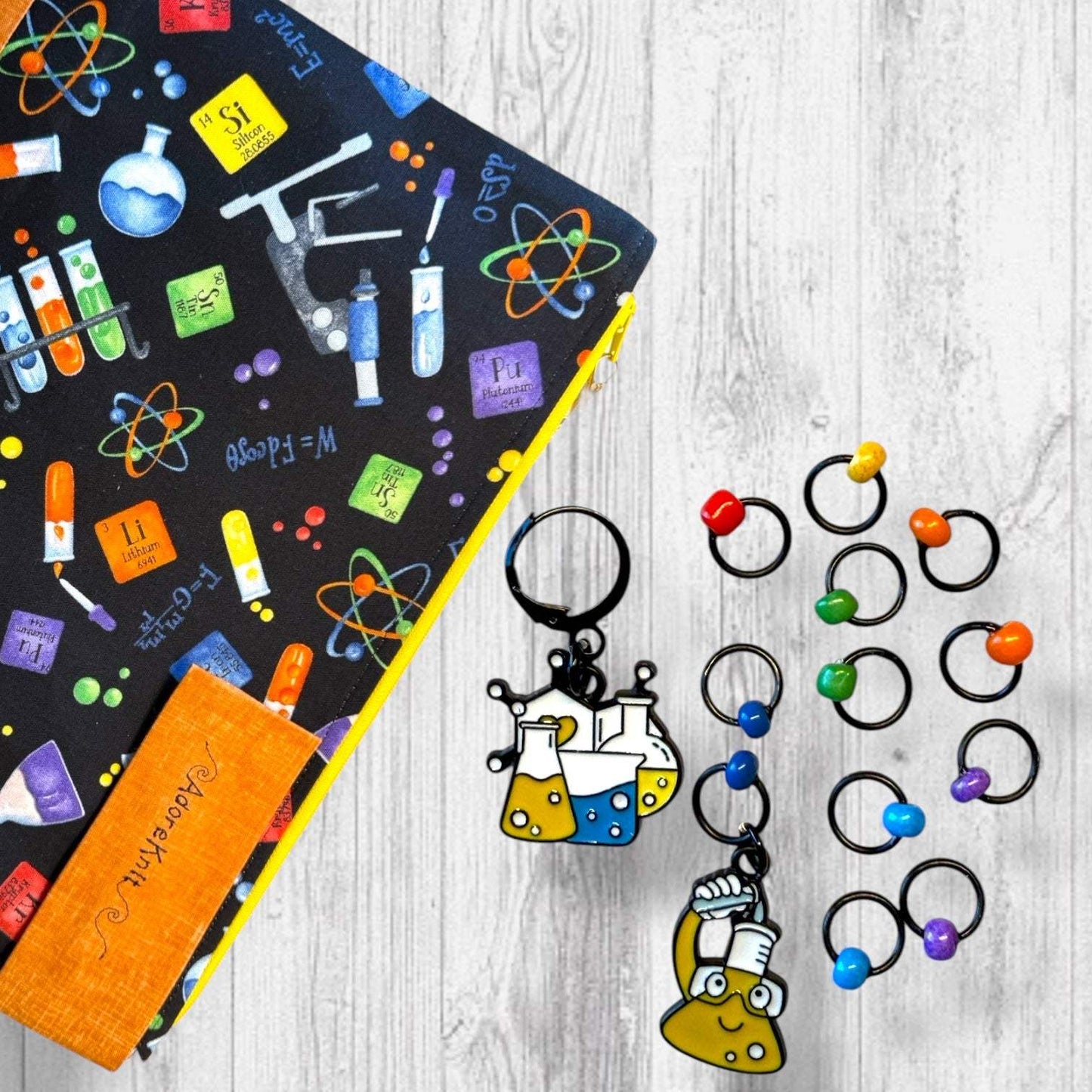 Science of Stitches Progress and Stitch Markers