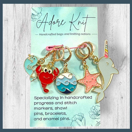 A Drift of Ocean Friends Progress Marker Set