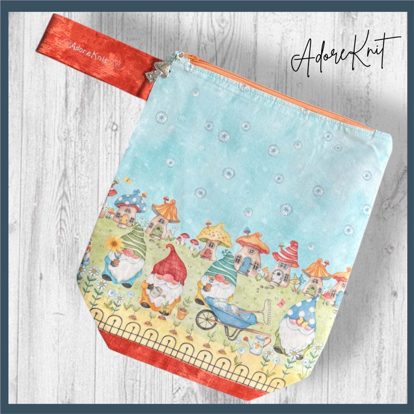 Gnomegrown Delights Summer Project Bag Commuter or Day-to-Day