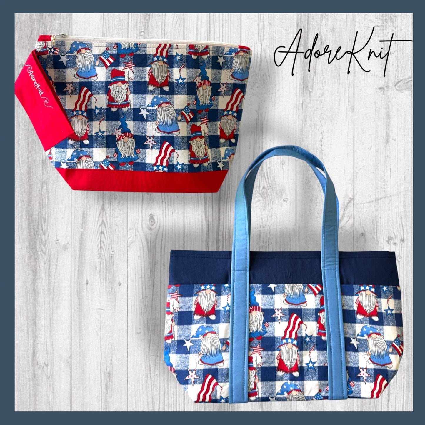 Red White and GNOME Project Bag