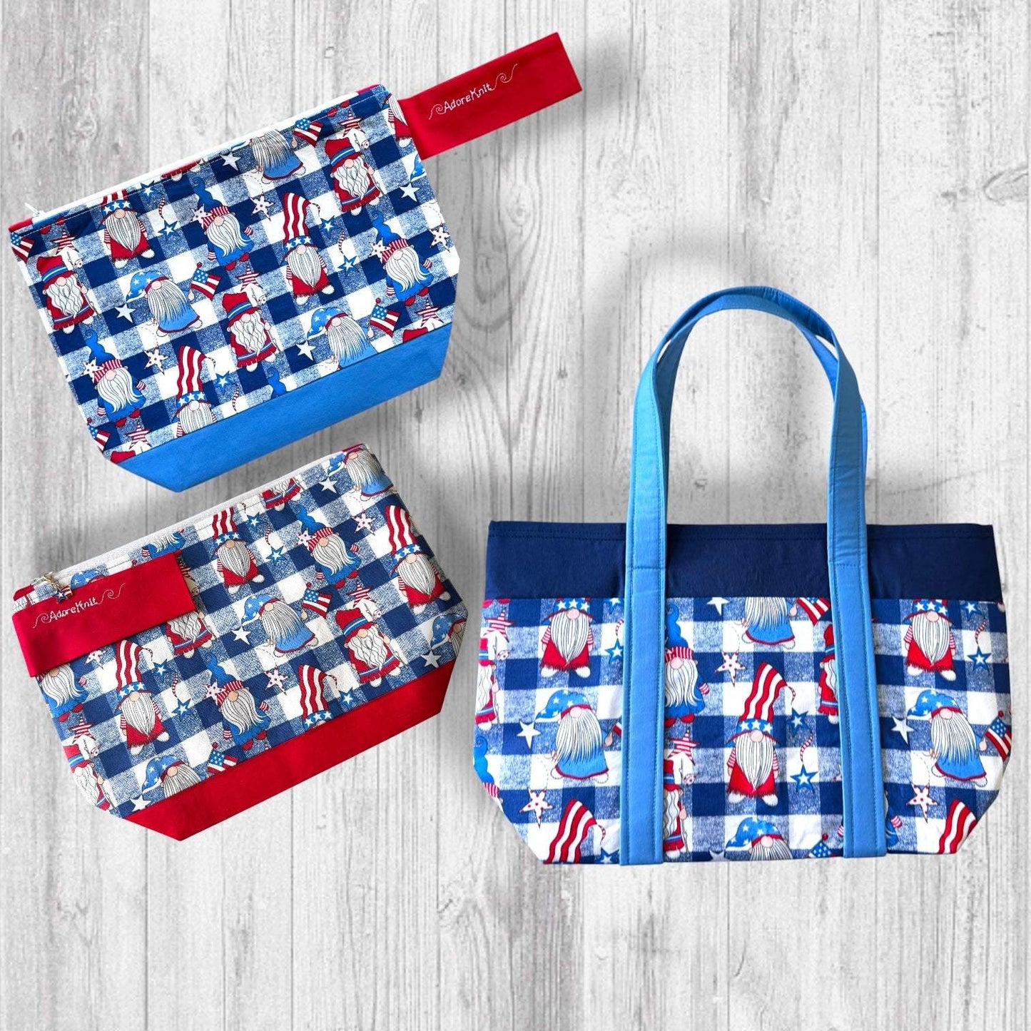 Red White and GNOME Project Bag