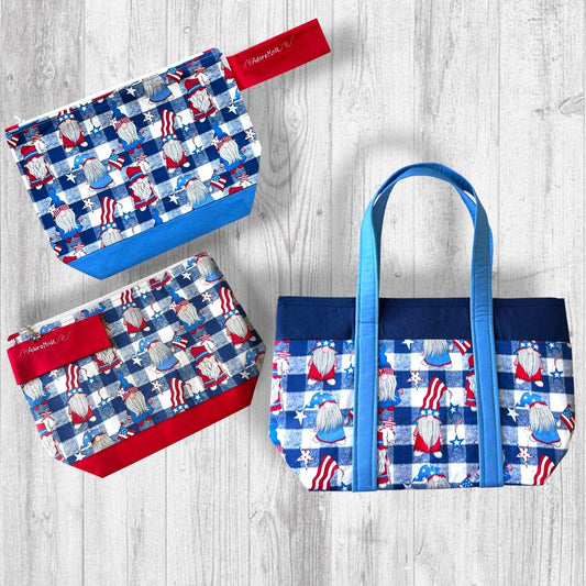 Red White and GNOME Project Bag