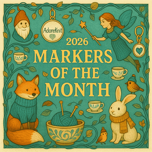 2026 Progress Markers of the Month Club, a monthly surprise set of five progress markers