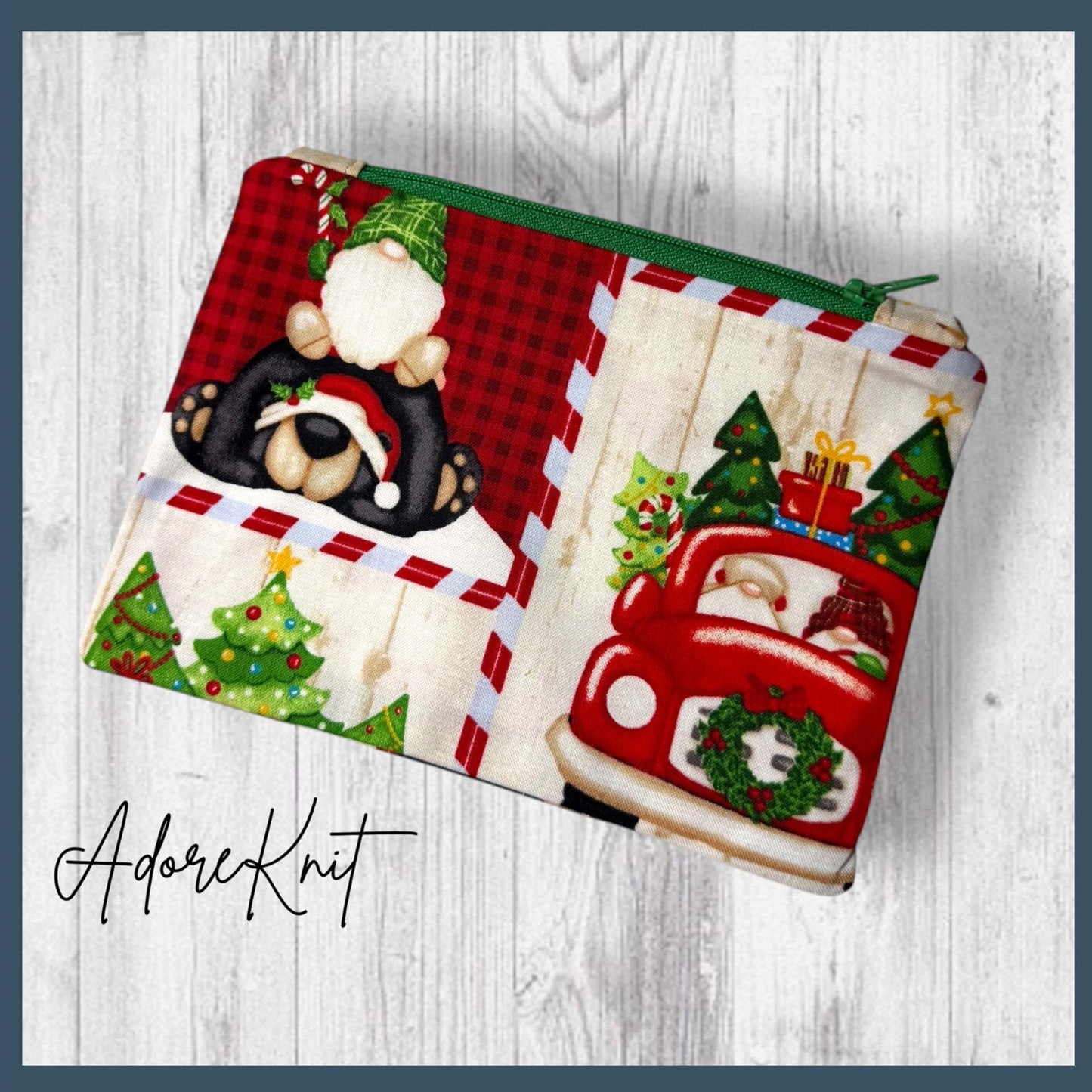 Gnome Delivery Service Project Bag and Matching Yarn