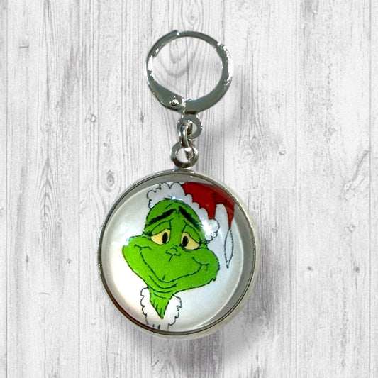 The Stregth of 10 Grinches +2 Progress and Stitch Markers