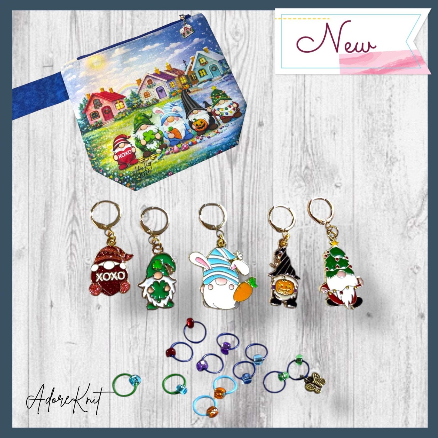 2026 Gnomes Through the Year !!!! Progress Marker Set