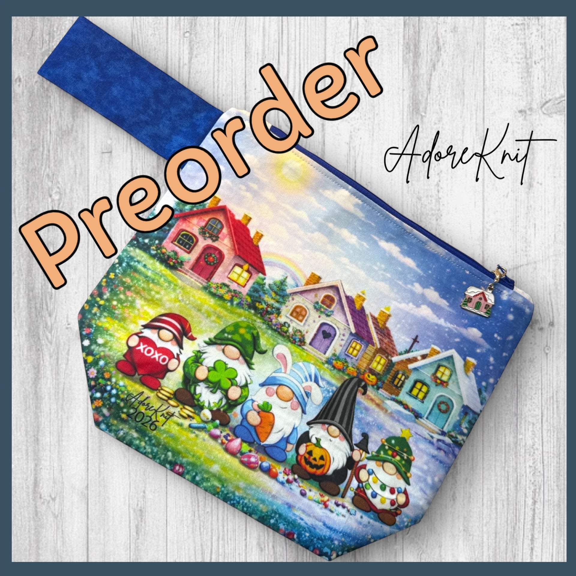2026 Gnomes Through The Year Project Bag – AdoreKnit