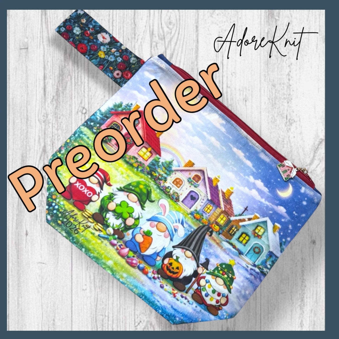 2026 Gnomes Through The Year Project Bag