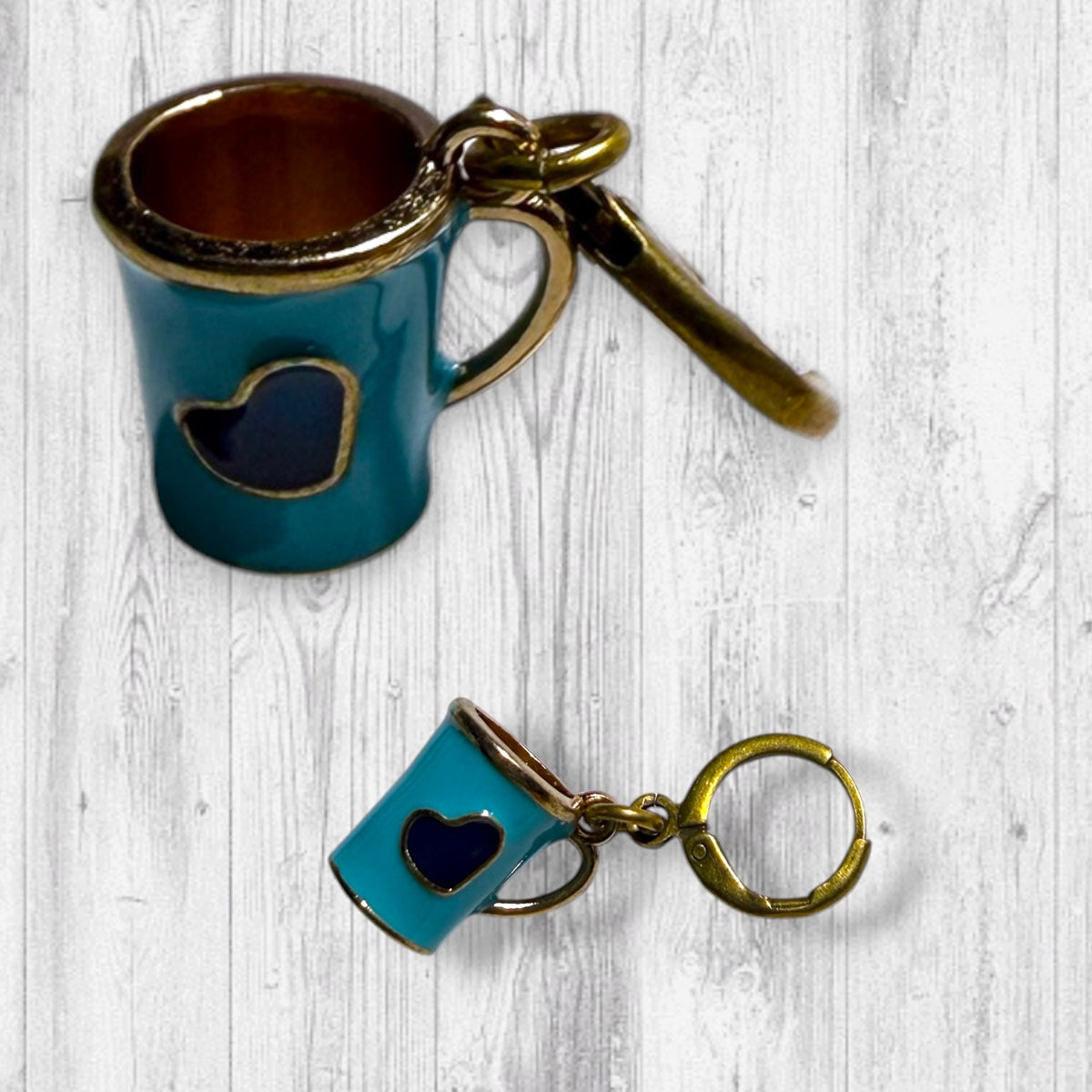 Couch, Coffee & Cast On Progress & Stitch Markers