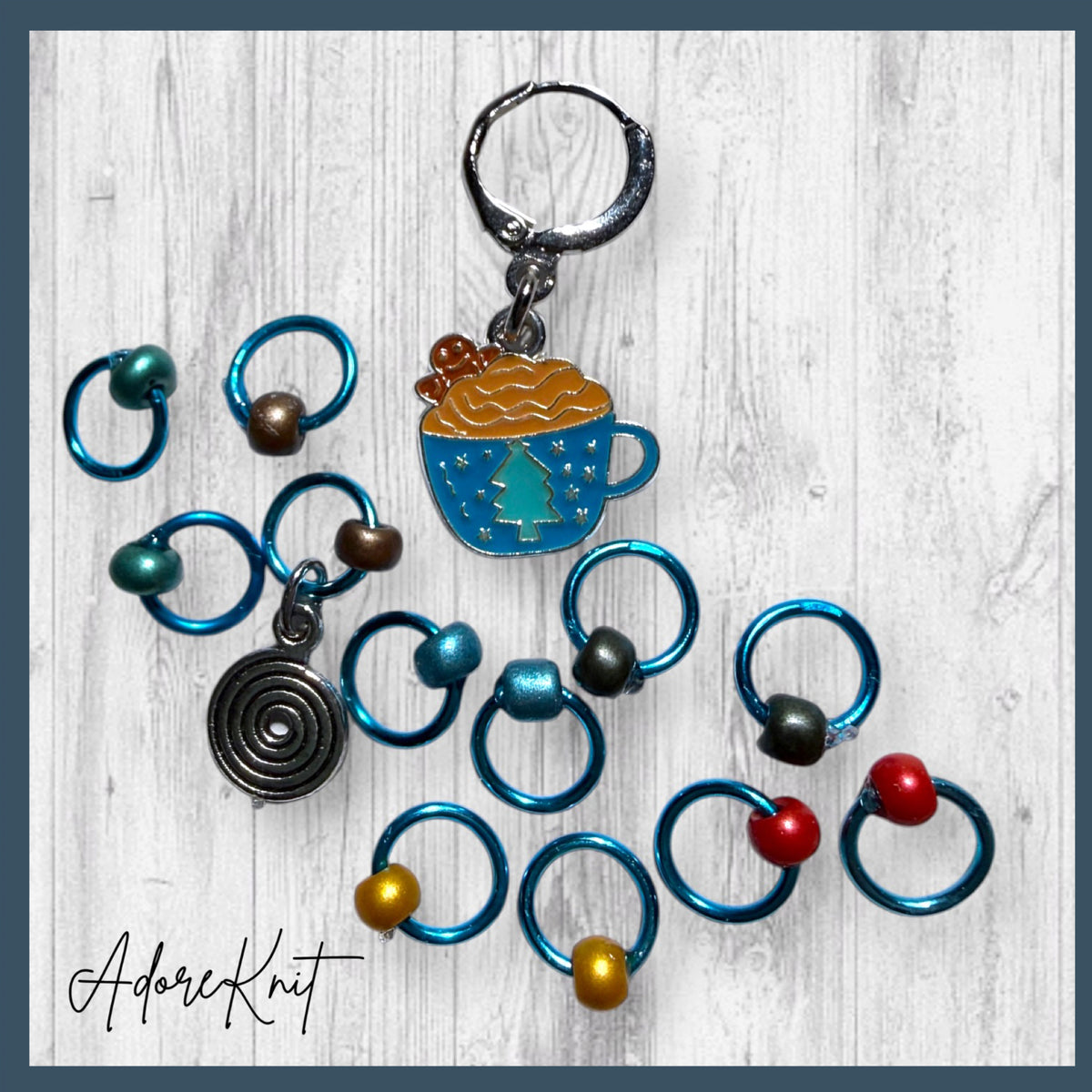 Gingerbread Dunk Progress & Stitch Markers