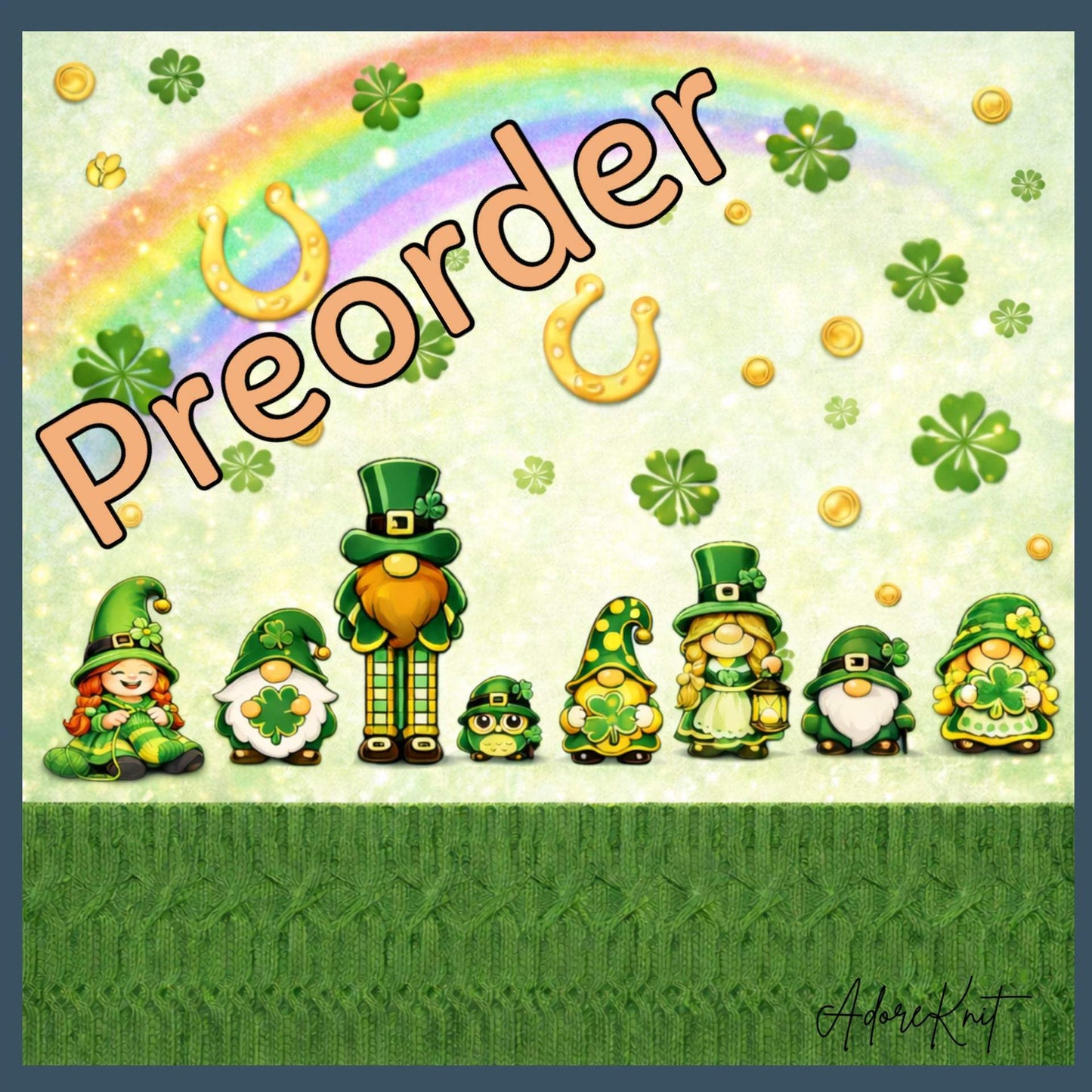 PREORDER Pot of Gold Over the Gnomebow Project Bag