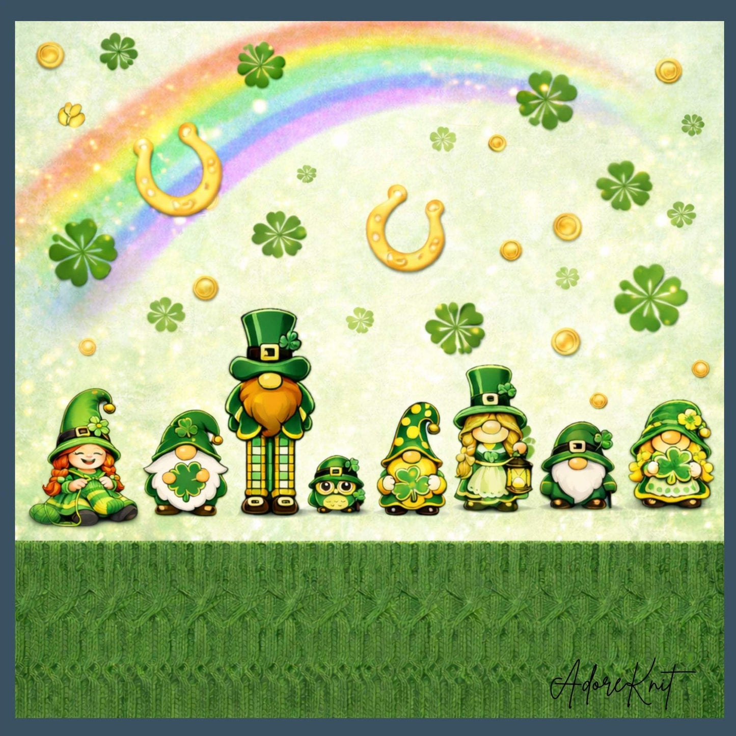 PREORDER Pot of Gold Over the Gnomebow Project Bag