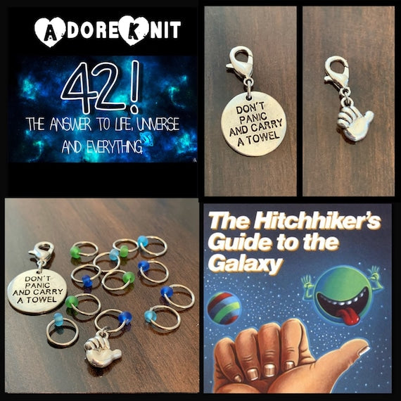 Hitchhiker's Progress and Stitch Markers - AdoreKnit
