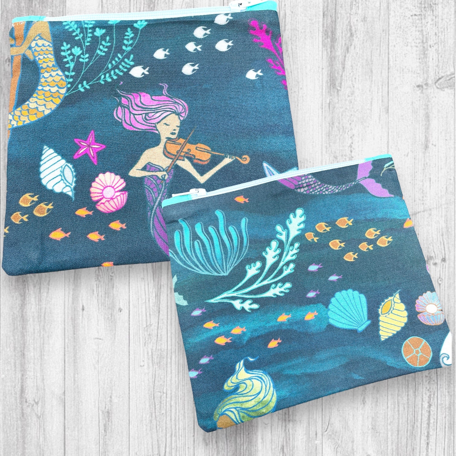 Mermaid Music in the Deep Project Bag - AdoreKnit