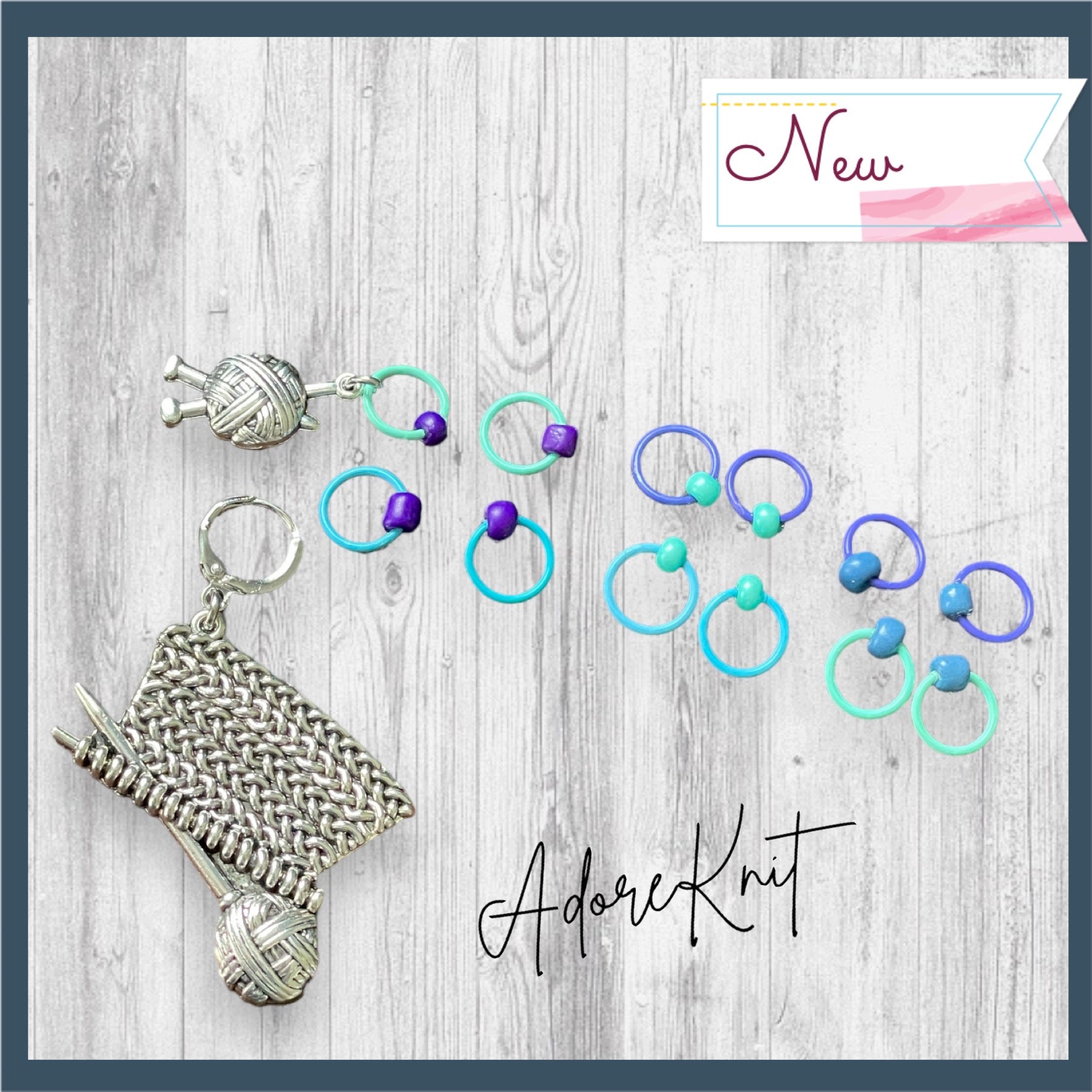 Original Knit Fast Die Warm Progress and Stitch Markers – AdoreKnit