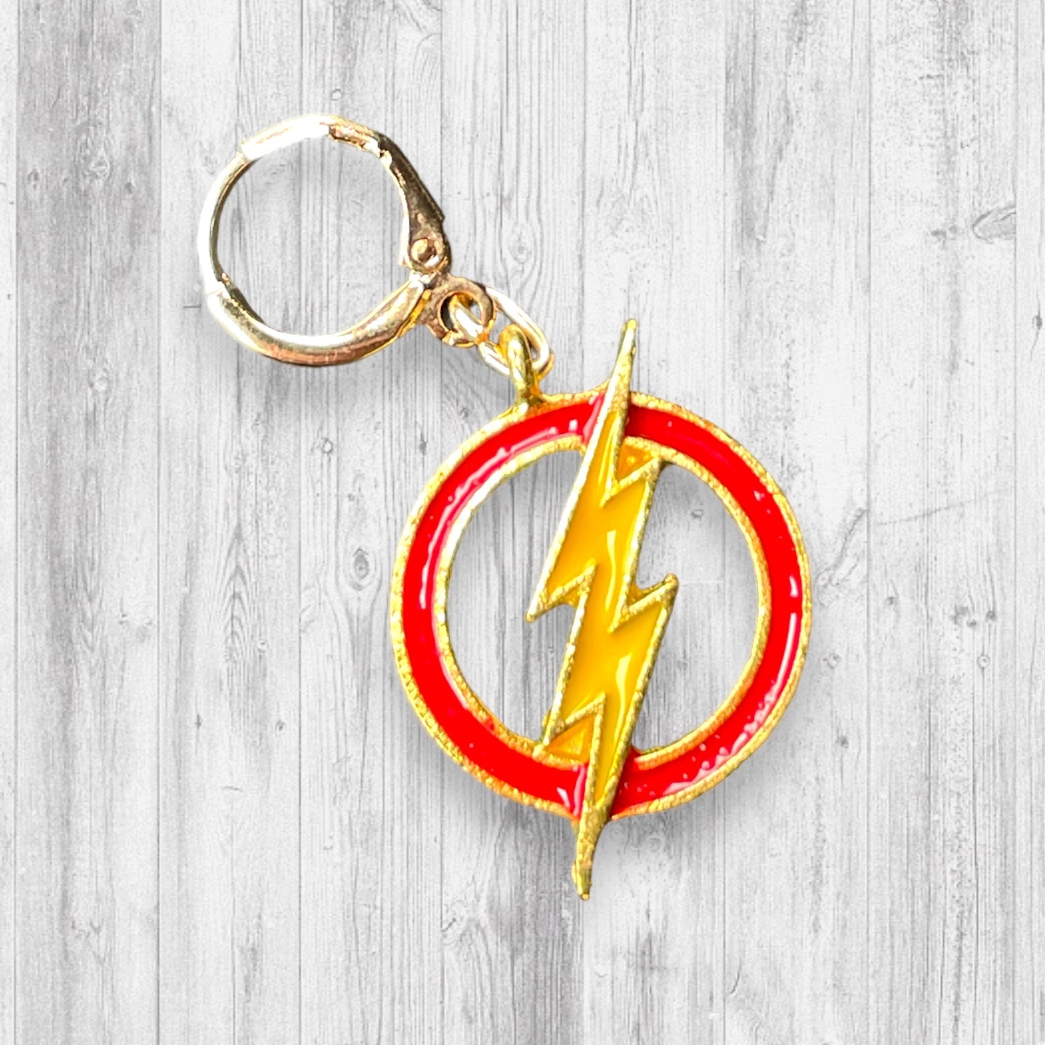 Lightening Flash Progress and Stitch Markers - AdoreKnit